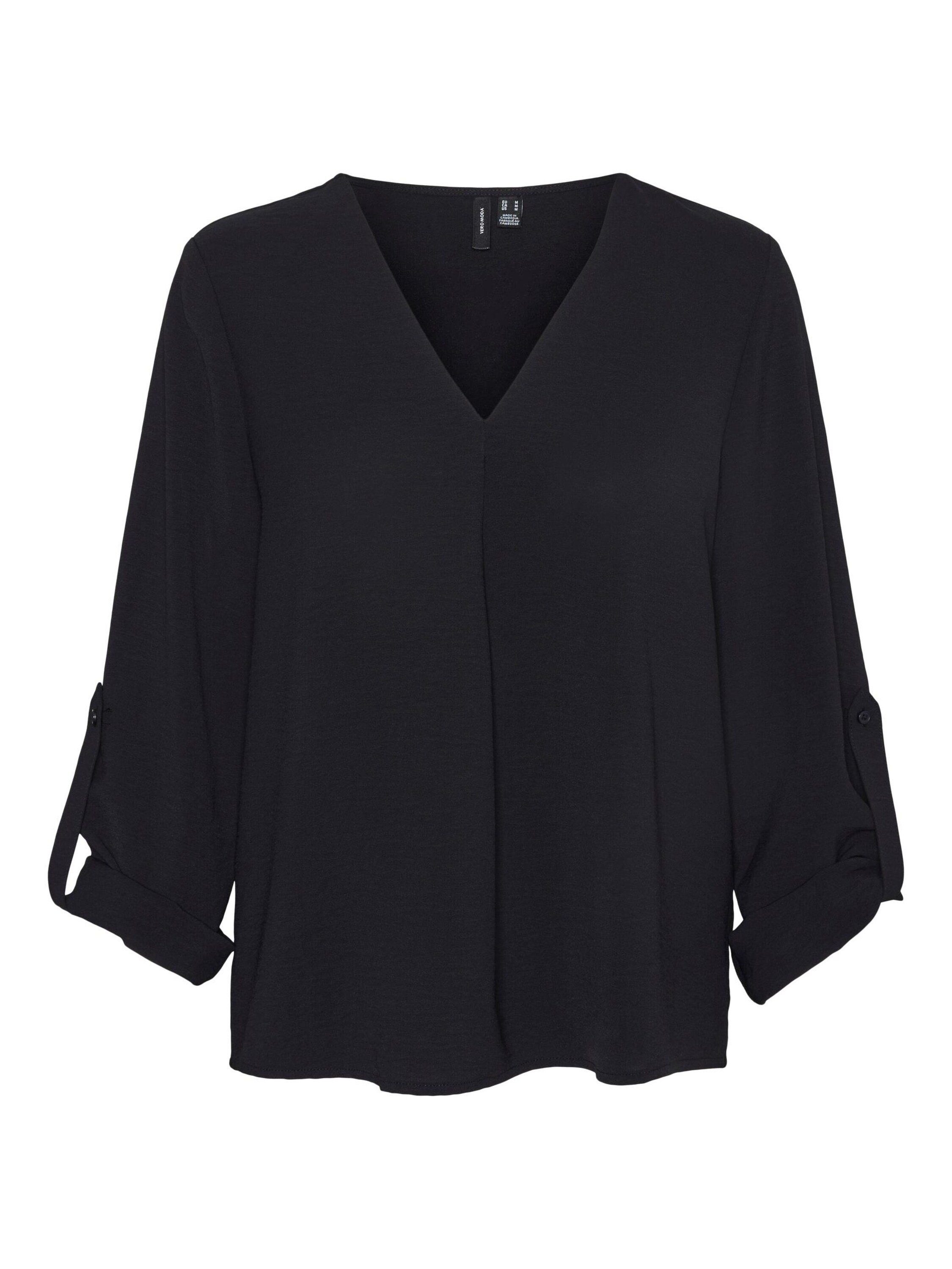 Vero Moda Kurzarmbluse Kas (1-tlg) Falten günstig online kaufen