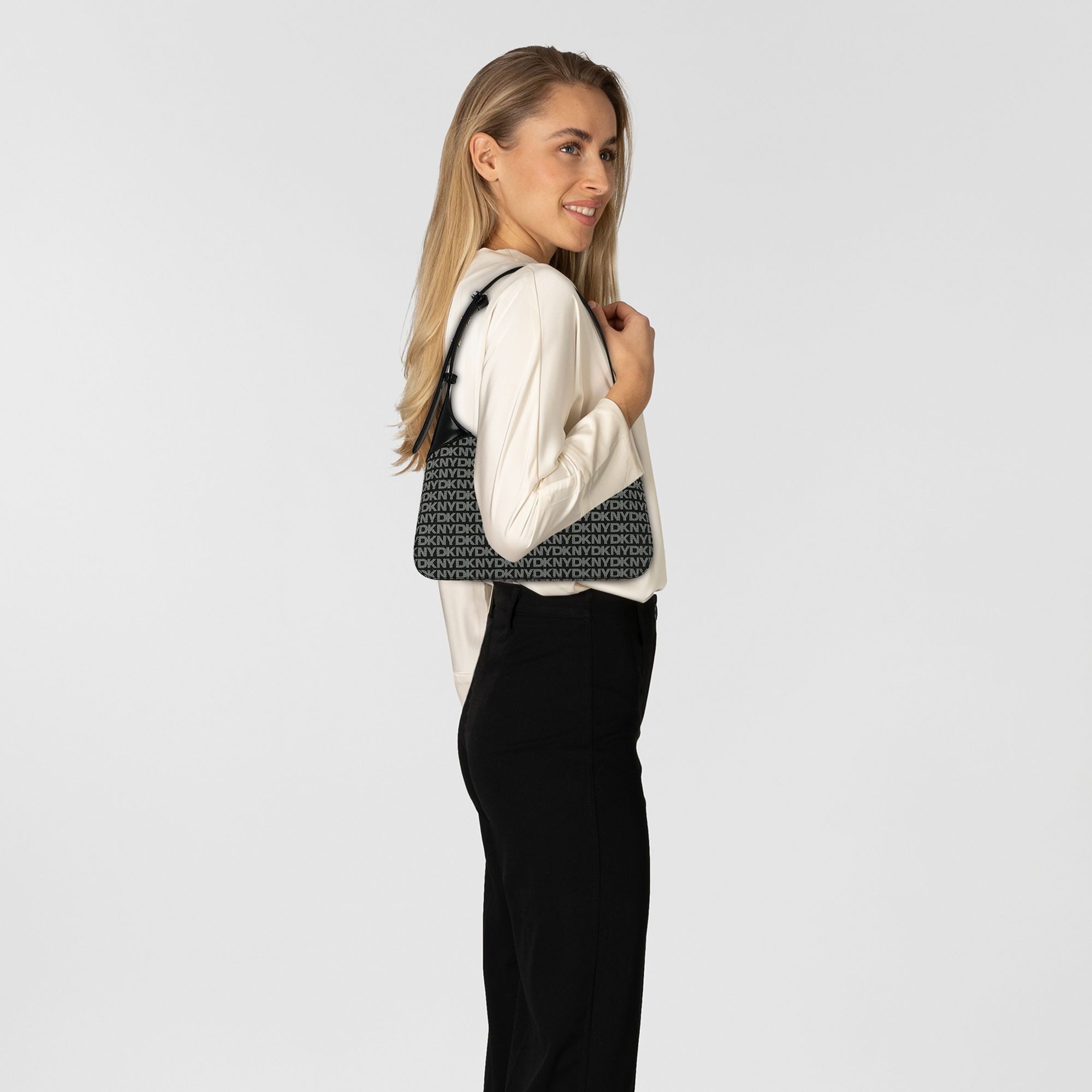 DKNY Schultertasche Avril, Polyurethan