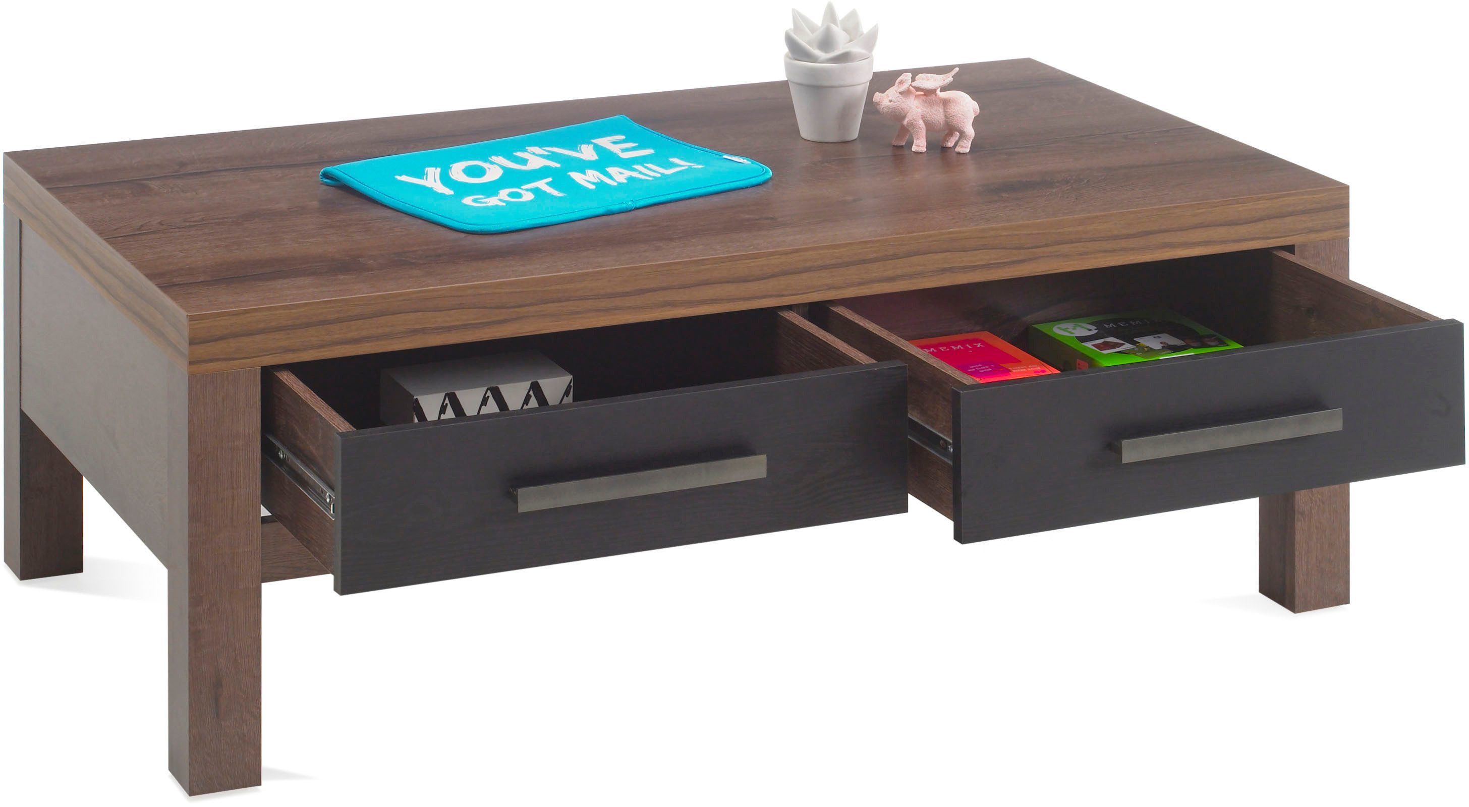 Stolkom Sp.z.o.o. Couchtisch Balin 1, mit Schubladen, Tisch in Eiche Canyon günstig online kaufen