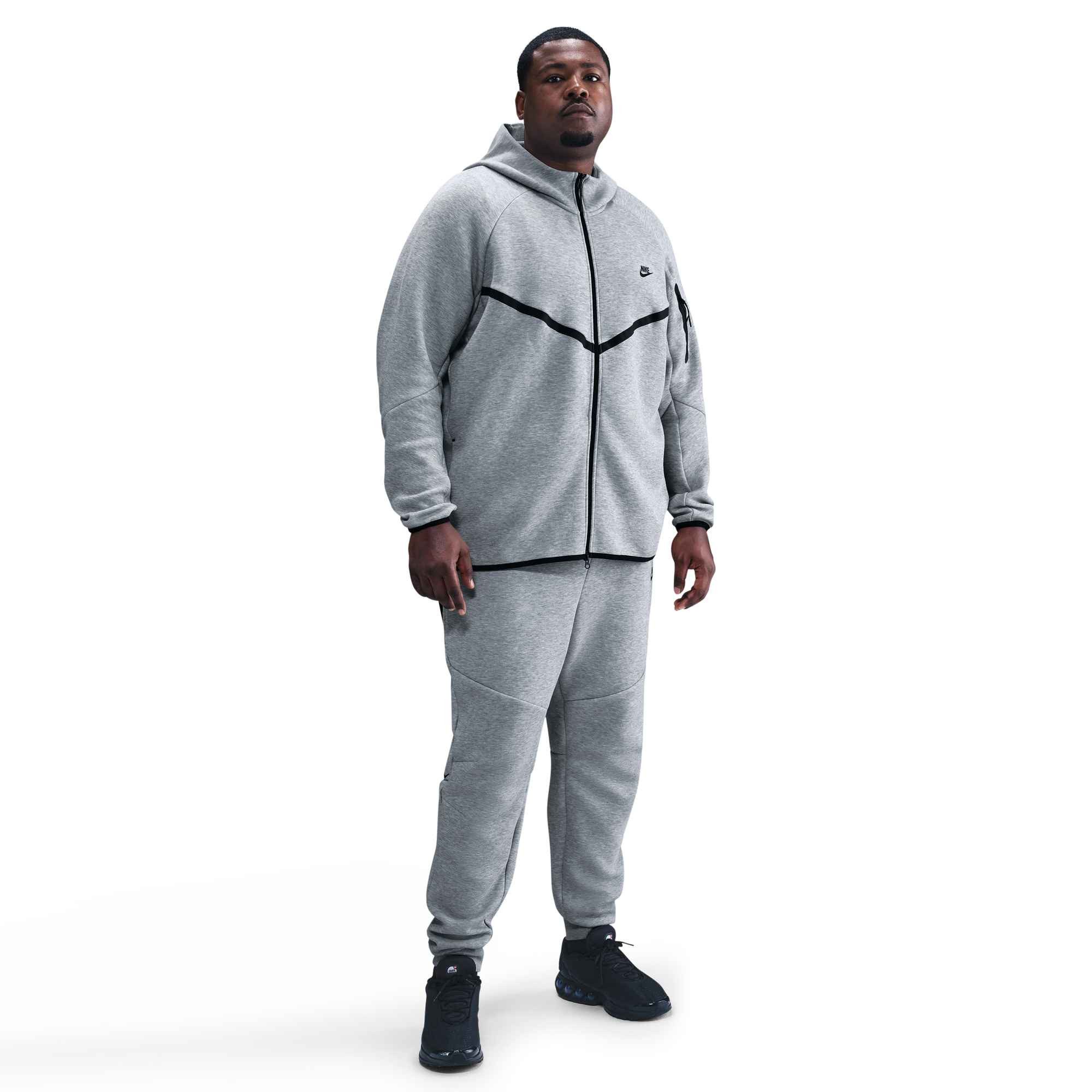 Nike Sportswear Sweatjacke M NK TCH FLC FZ WR HOODIE mit Kapuze, aus Baumwolle und Polyester, normale Schnittform