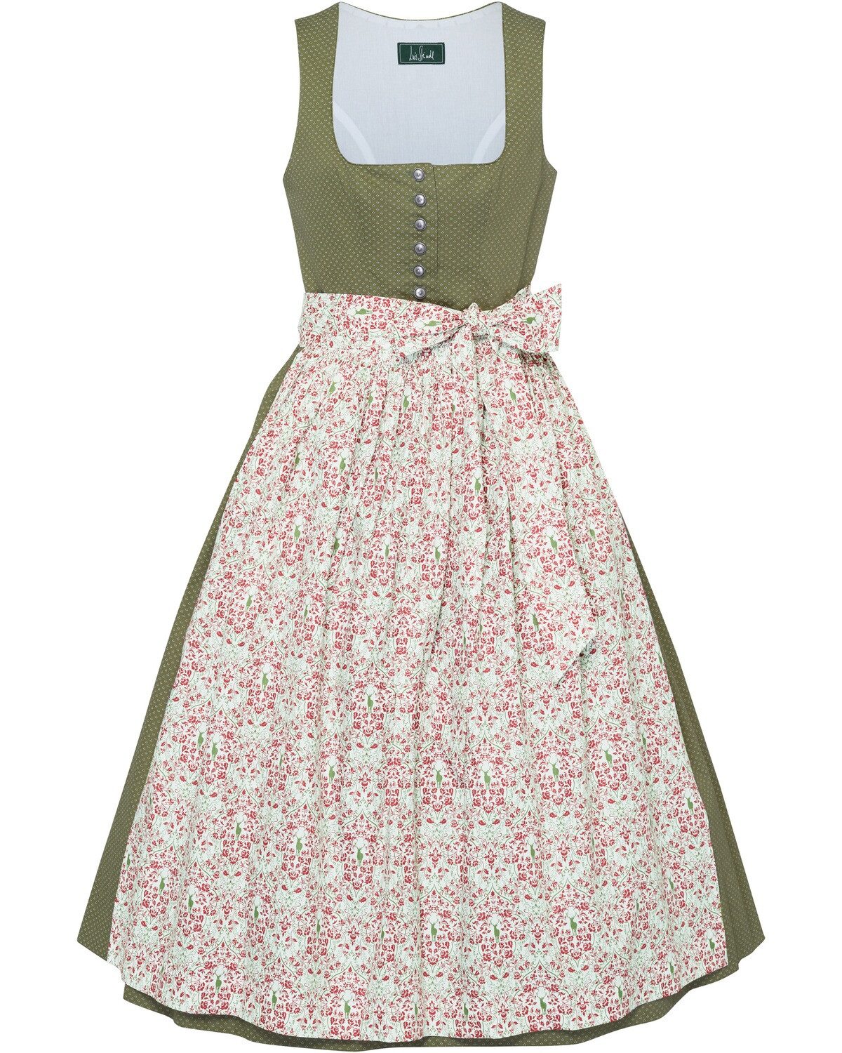 Dirndl Dirndl Hirsch-Blumen-Muster
