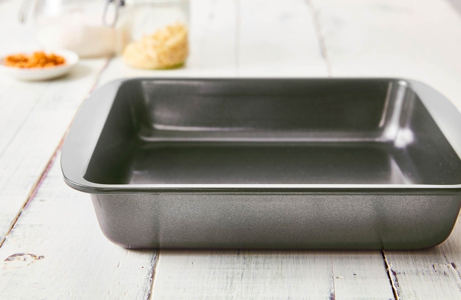 Birkmann Backform Brownieform EASY BAKING, 23 x 23 cm, Anthrazit, (1-tlg), antihaftbeschichtet