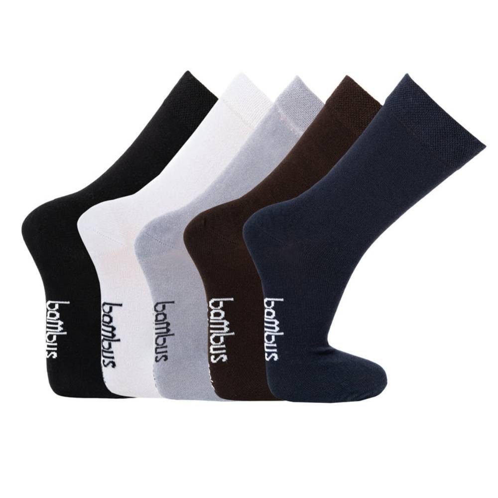 Ferse 35-50 Basicsocken aus Spitze an Bambuszellstoff Verstärkt den Paar Viskose HomeOfSocks und Socken Bambus Größen aus der an 3 der in Weiß