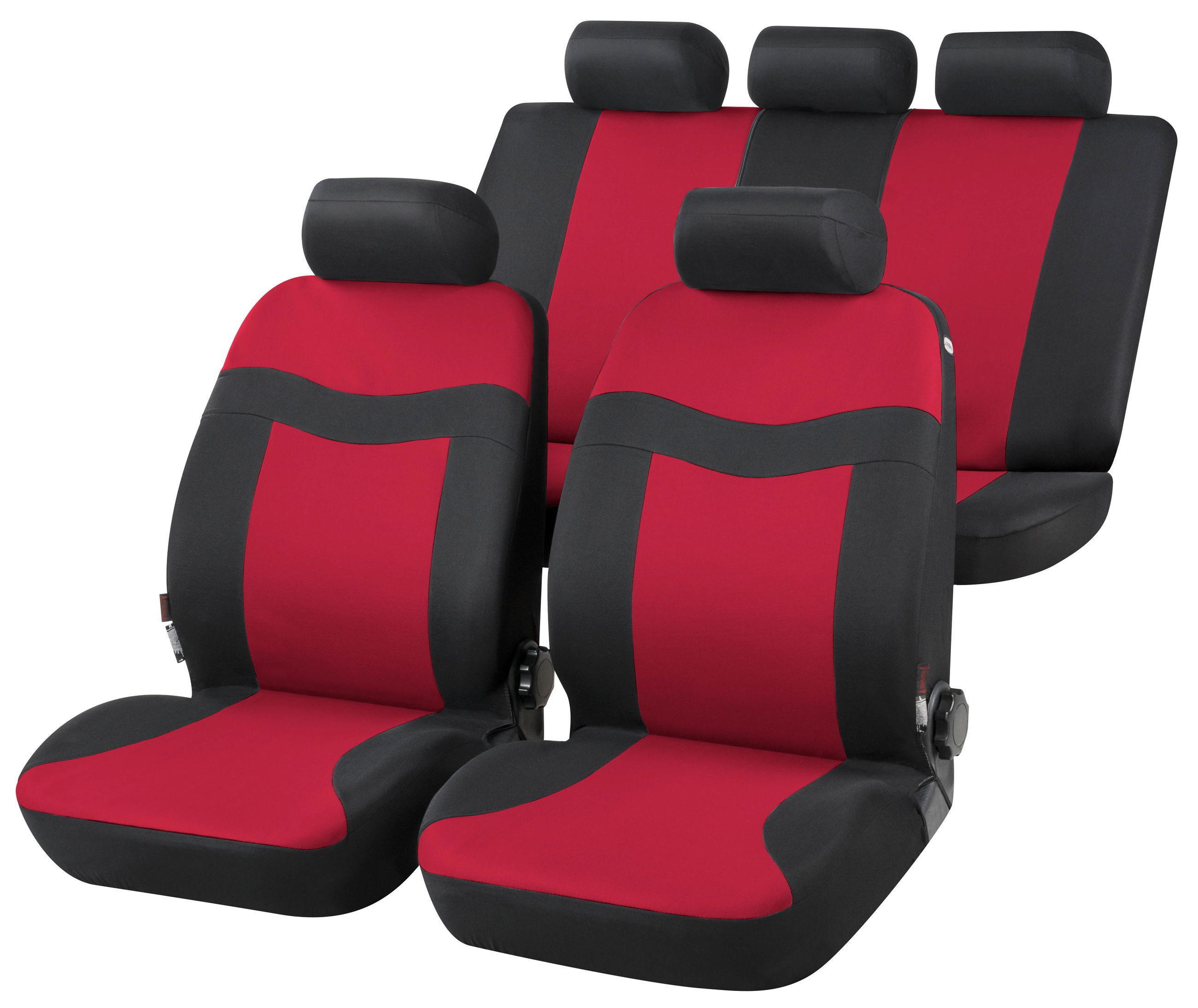 CarComfort Autositzbezug Autositzbezug Rockford, 2 Vordersitzbezüge 1tlg, 1 Rücksitzbezug 4tlg, 5 Kopfstützenbezüge, 11-tlg.
