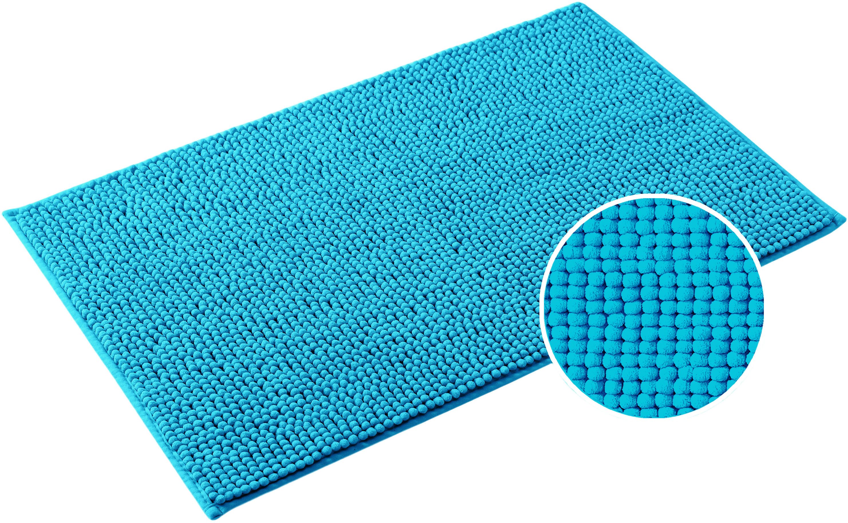 my home Badematte Vanessa Chenille, Badvorleger, Badezimmer Teppich, Duschv günstig online kaufen