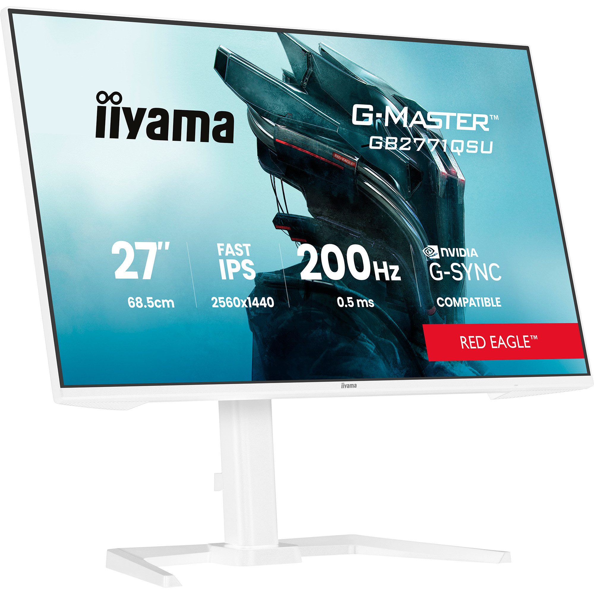 Iiyama iiyama G-Master GB2771QSU-W1 Red Eagle, TFT-Monitor (2560 x 1440 px)