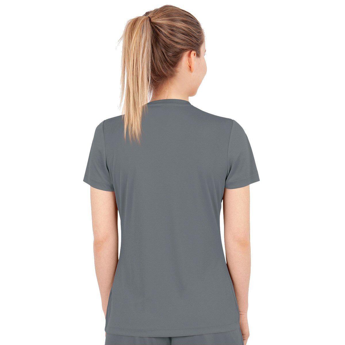 Jako T-Shirt Sport-Shirt Trikot Team Kurzarm (100% Polyester) dunkelgrau Damen