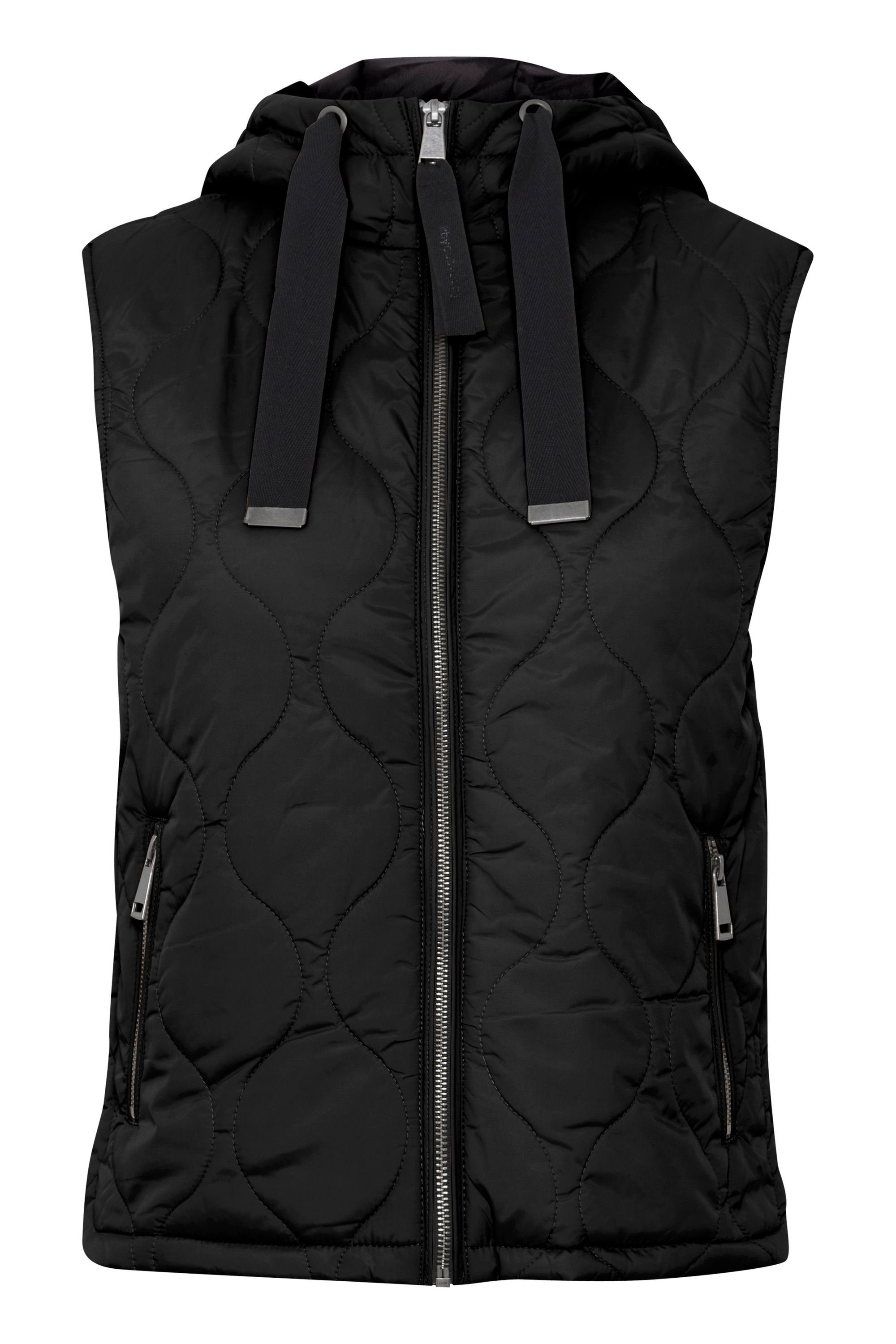 WAISTCOAT (200451) Steppweste Black 20811783 SHORT - b.young BYBERTA