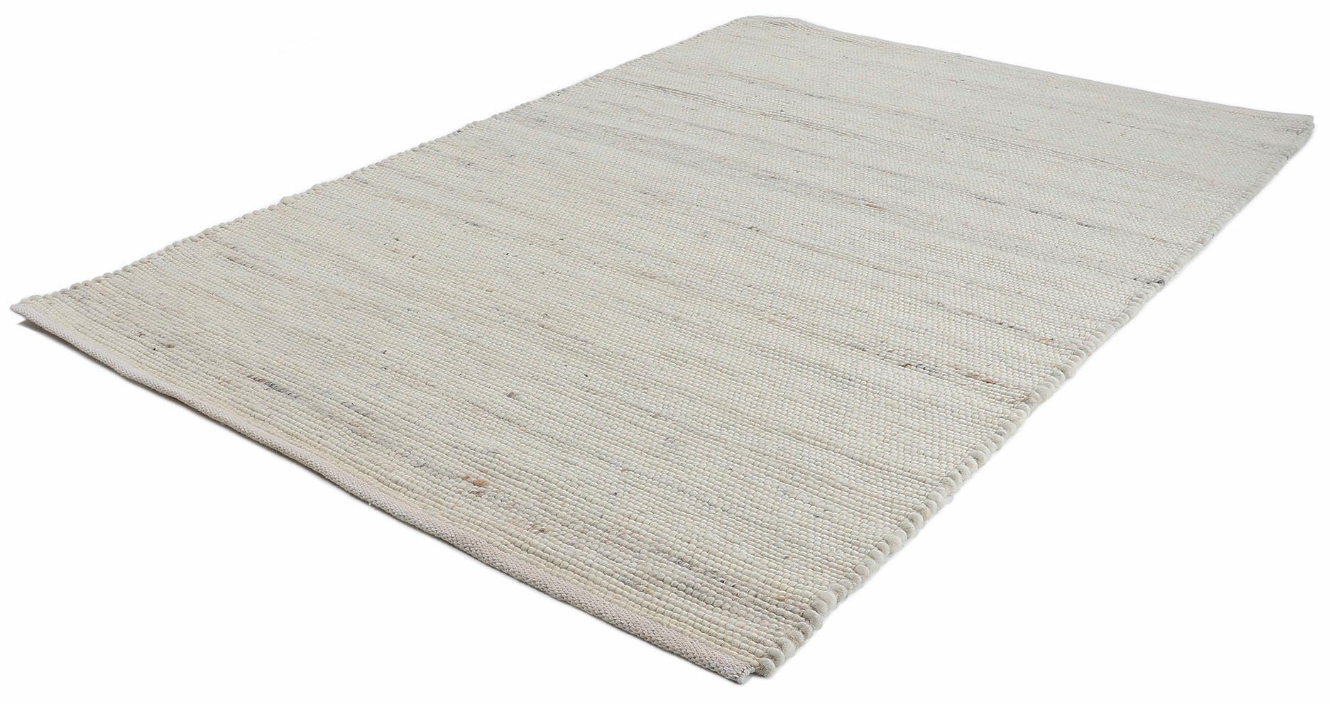 carpetfine Wollteppich Passau Handwebteppich, rechteckig, Höhe: 10 mm, Naturfaser, Wolle, handgewebter Wendeteppich, Schlafzimmer, Wohnzimmer