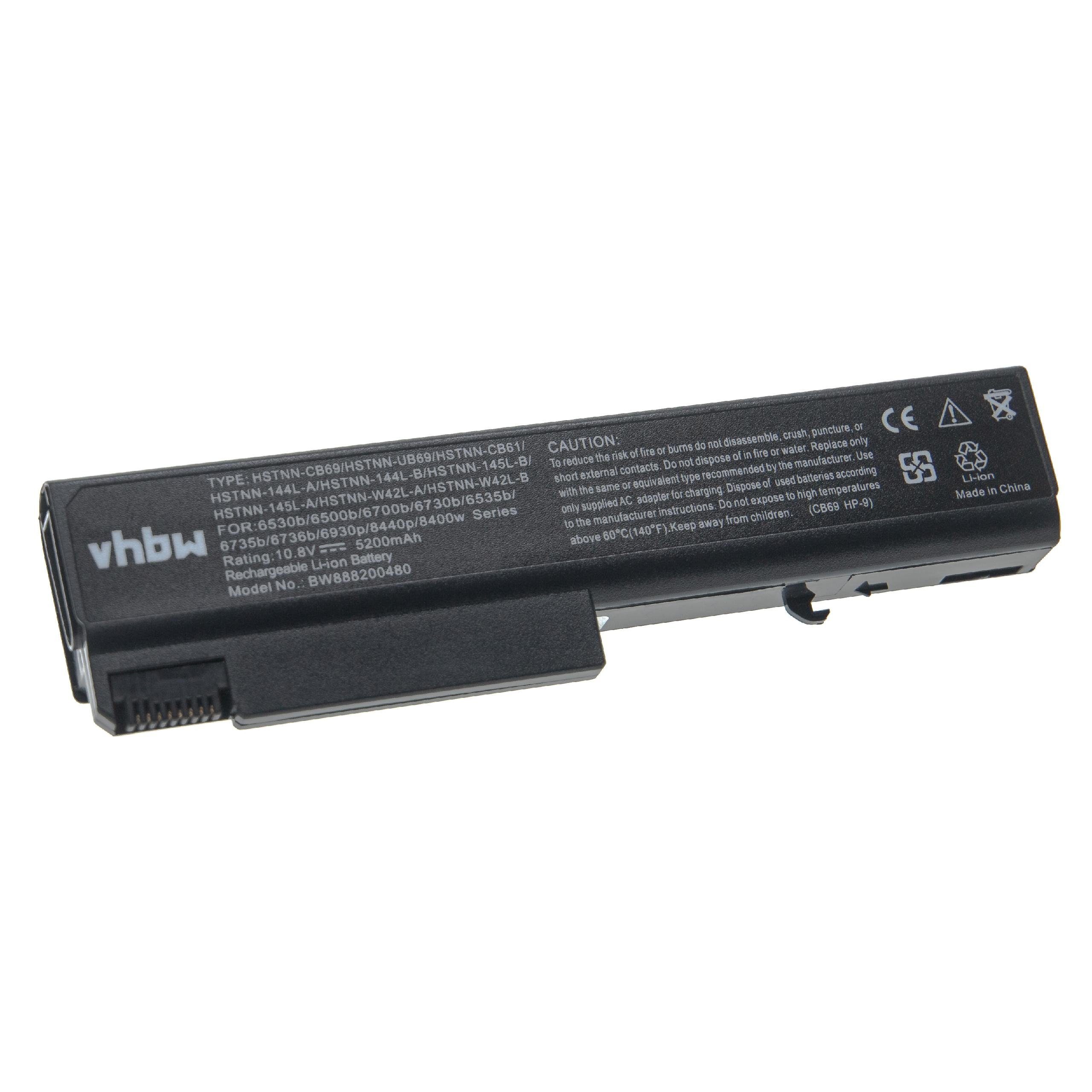 HSTNN-144C-B, Laptop-Akku 5200 491173-543, 484786-001, Ersatz mAh HSTNN-144C-A, vhbw HP für