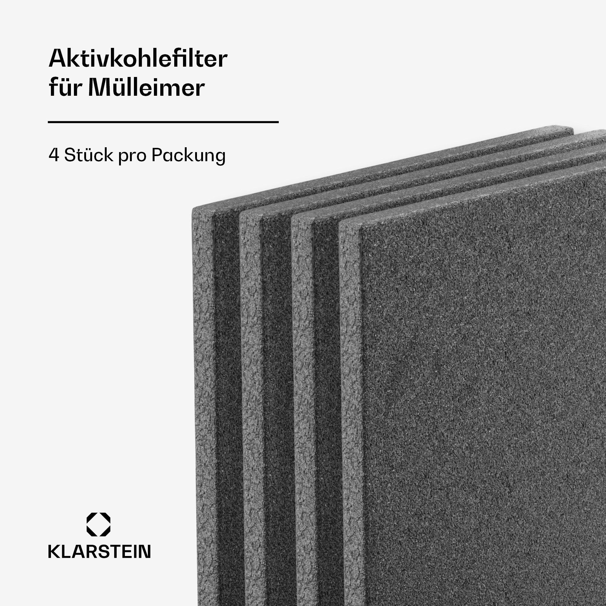 Klarstein Geruchsfilter Mülleimer Geruchsfilter, Zubehör für Klarstein Yuma Mülltonne 40 L (Artikelnummer 10045420)