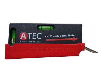 ATEC Abgastechnologie PP-Rohr ATEC 3 Grad Wasserwaage mit 2m Maßband 1050068
