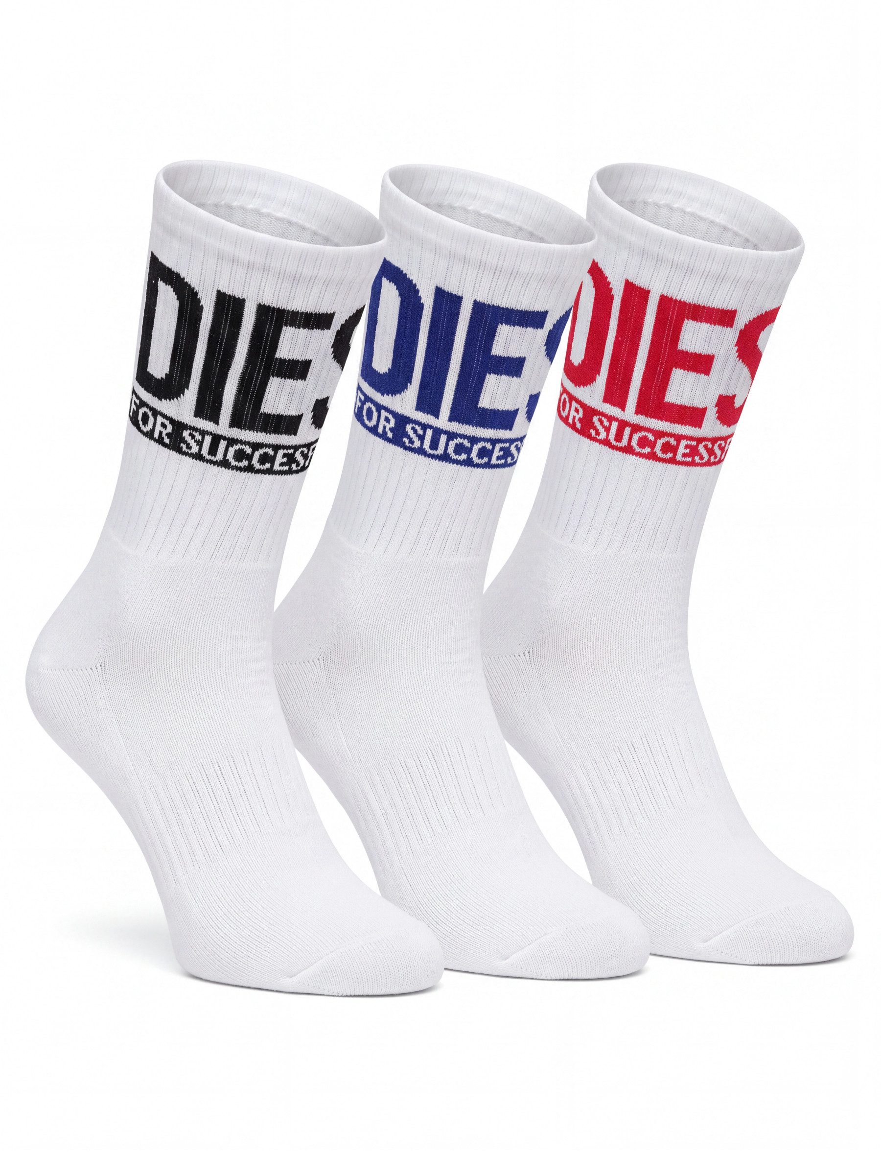 Diesel Freizeitsocken Herren Socken - SKM-RAY-3PACK-CUSHIONED (3-Paar) Bequem & Elastisch