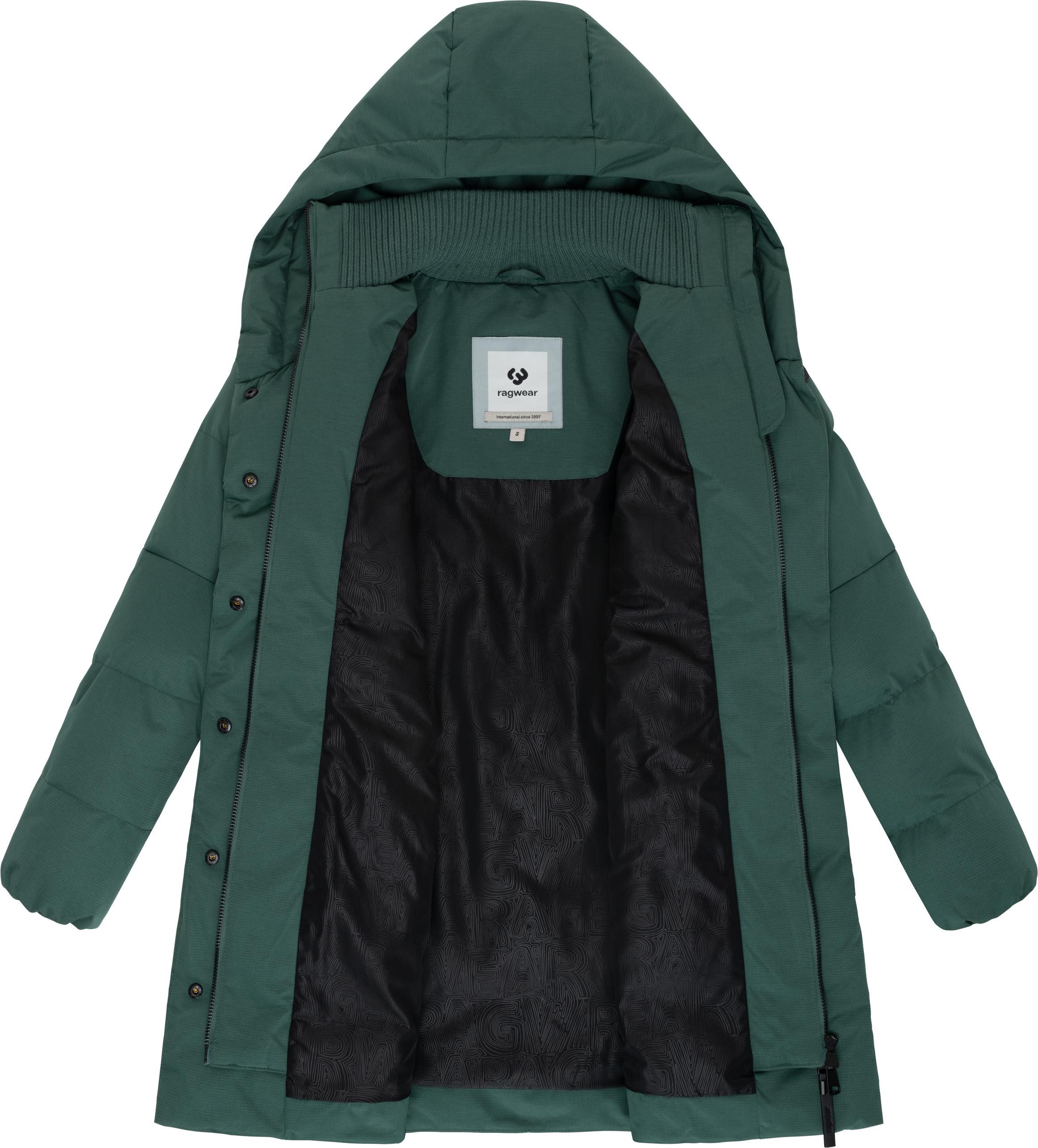 Ragwear Steppmantel Niani YOUMODO Warmer Wintermantel mit hohem Kragen und Kapuze – Bild 5 von 5