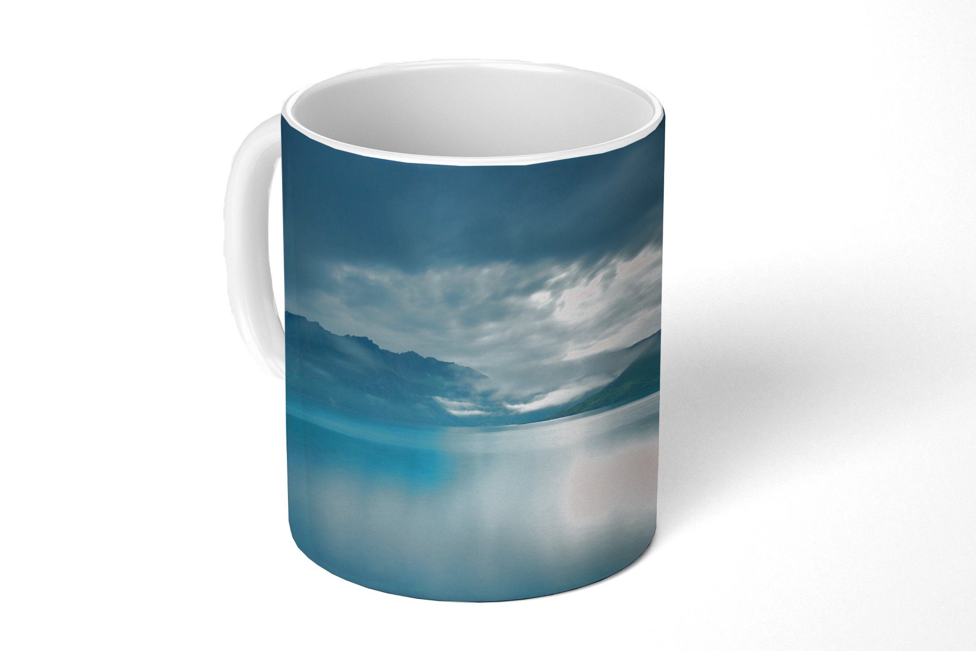 MuchoWow Tasse Meer - Norwegen - Blau, Keramik, Kaffeetassen, Teetasse, Becher, Teetasse, Geschenk