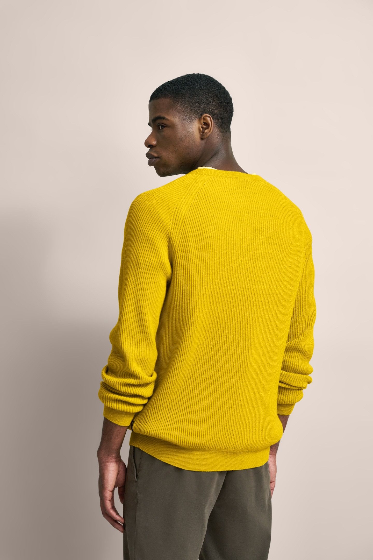 bugatti Rundhalspullover mit Struktur