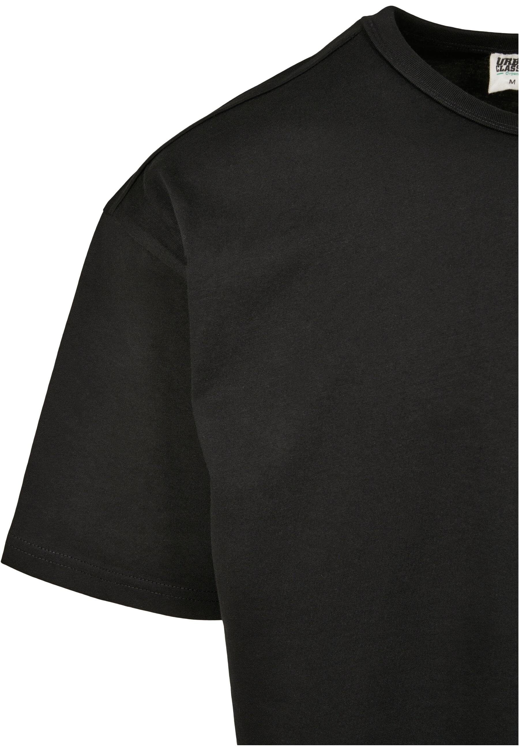 CLASSICS black T-Shirt (1-tlg) Tee Herren Basic URBAN Organic