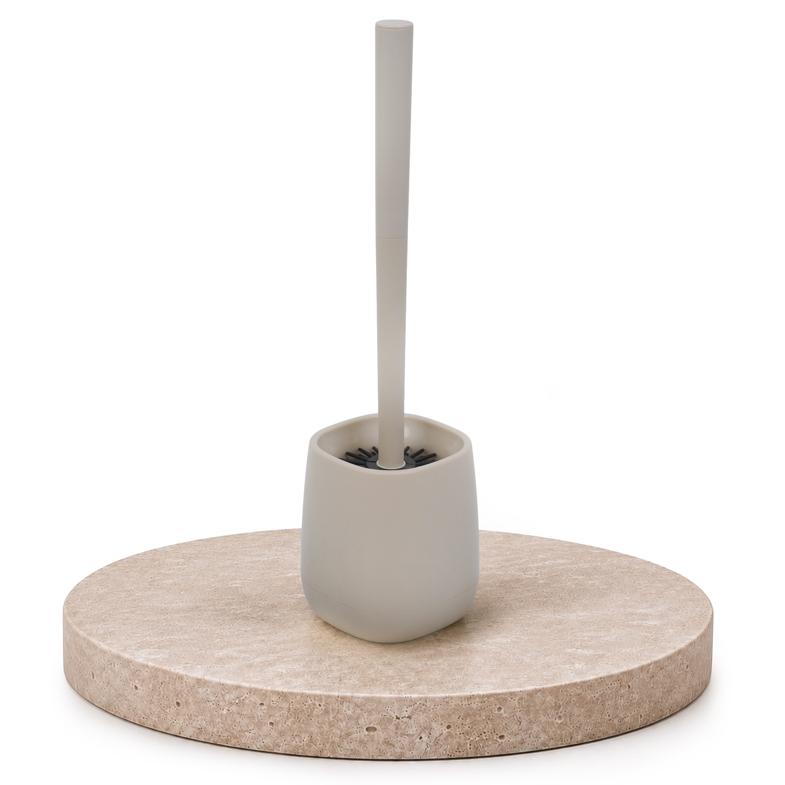 YourCasa WC-Reinigungsbürste YourCasa Klobürste Silikon mit Halter, hygienische Toilettenbürste, Badezimmer, Bürstenkopf wechselbar