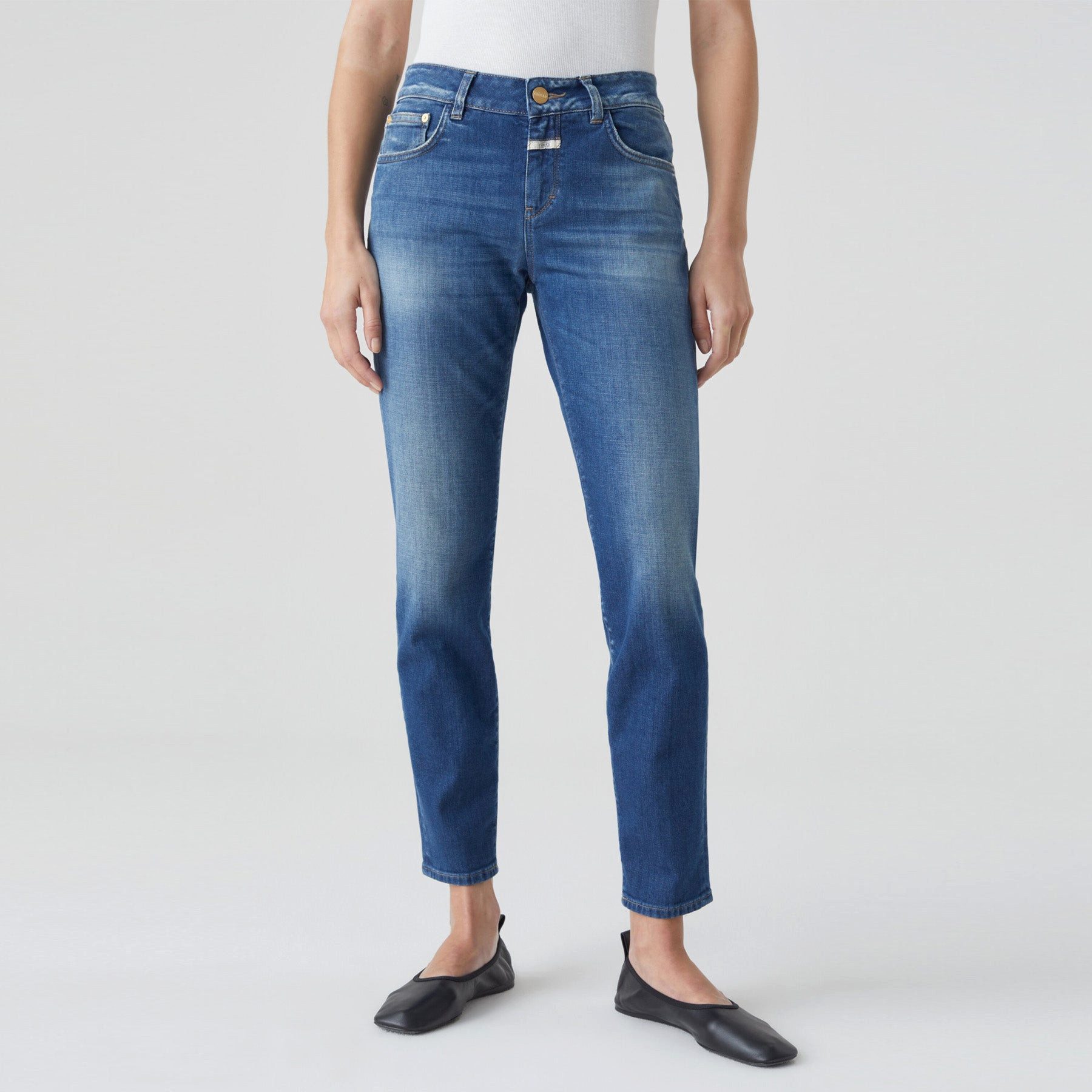 CLOSED 5-Pocket-Jeans CLOSED Jeans BAKER Mid Waist - Dark Blue