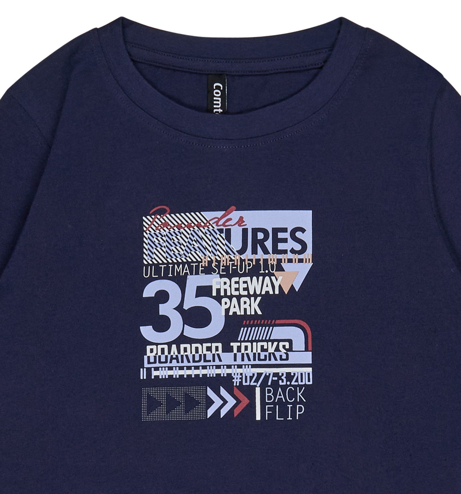 Comte Schlafanzug Iceberg Buddies (Set, 2 tlg., 2-teilig) Jungen Pyjama lang Langarm Baumwolle Bündchen Winter