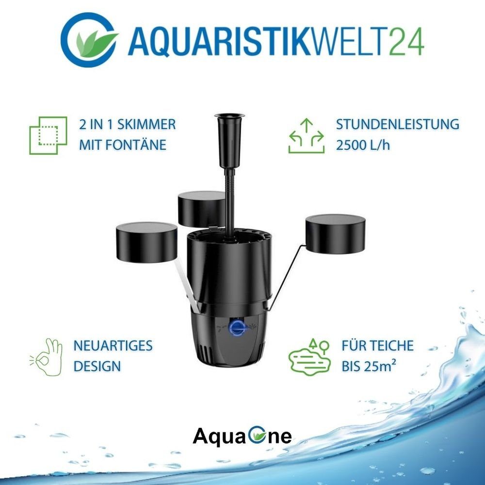 Aquaone Teichfilter AquaOne Teich Filteranlage Set Nr.42 CPA 20000 Druckfilter 50W Eco Teichpumpe Teichgröße bis 40000l Teichschlauch Bachlauf UV Lampe – Bild 5 von 5