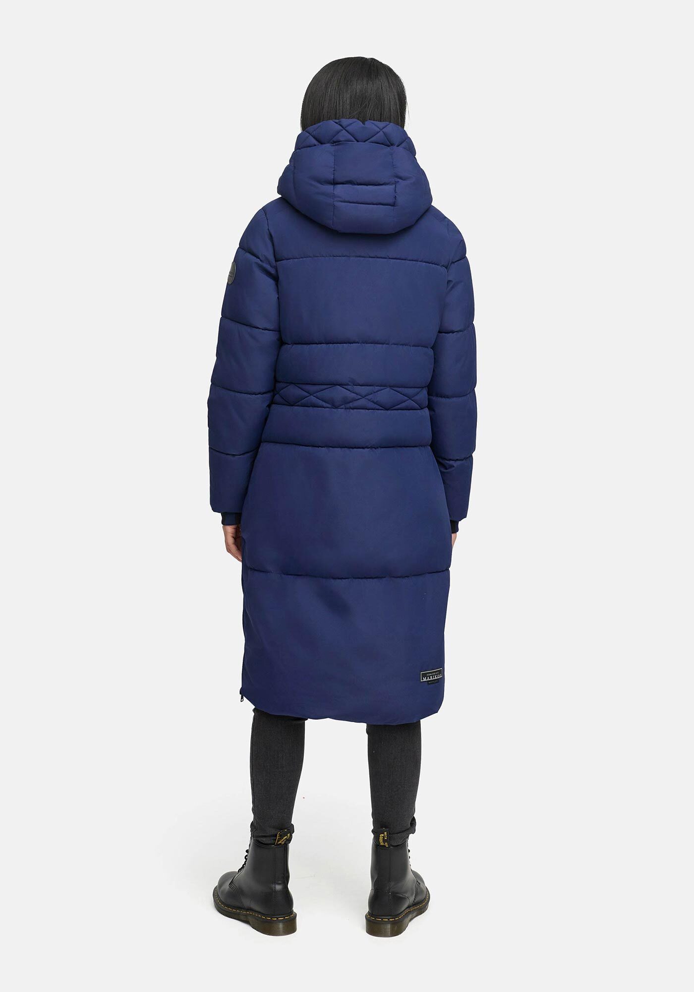Marikoo Winterjacke Michikoo Extra langer Schnitt mit seitlichen Gehschlitzen – Bild 4 von 5