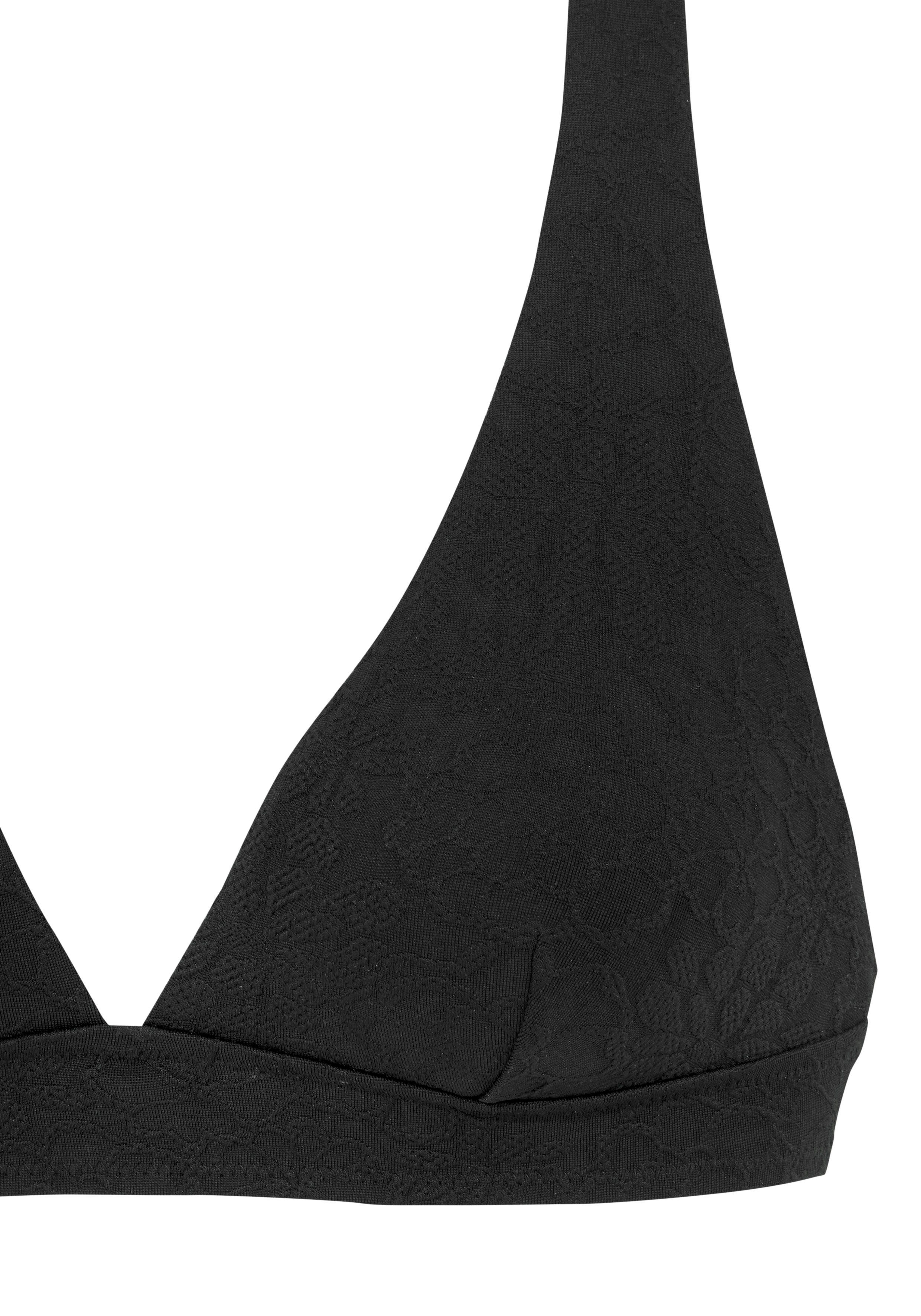 Buffalo Triangel-Bikini-Top Bubble, mit floraler Struktur