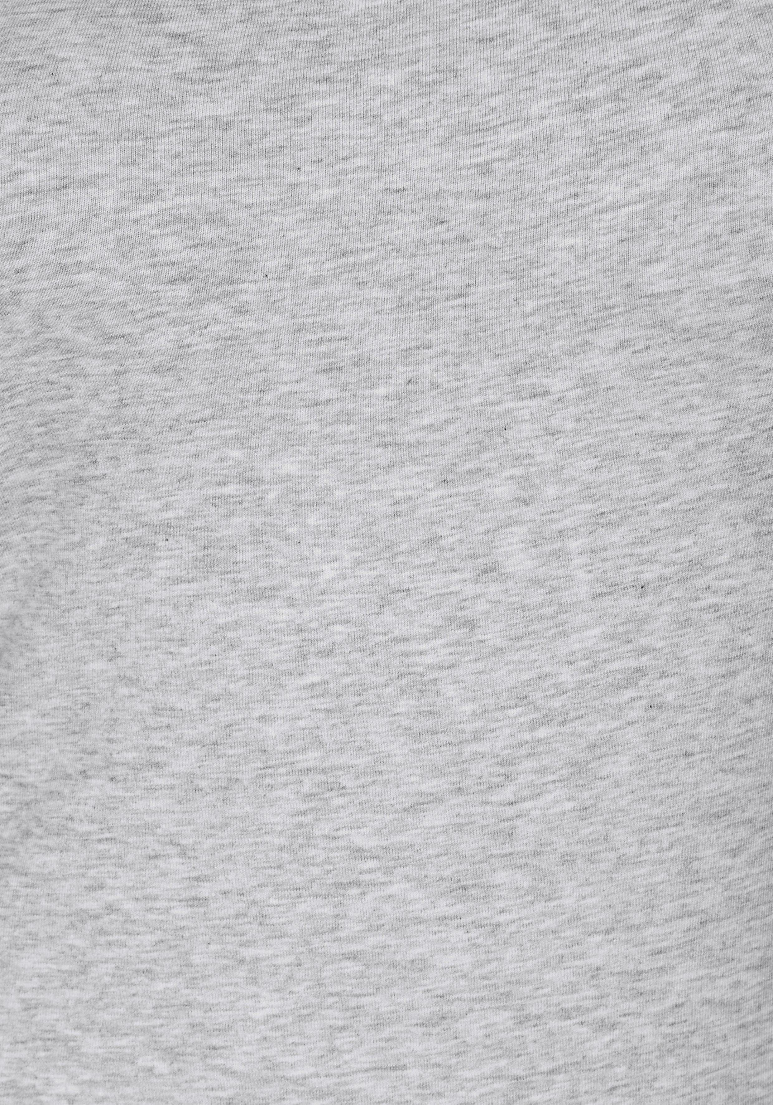 Unterziehshirt elastischer schwarz Spaghettiträger-Top, grau-meliert, aus Baumwoll-Qualität, (2er-Pack) H.I.S Unterhemd