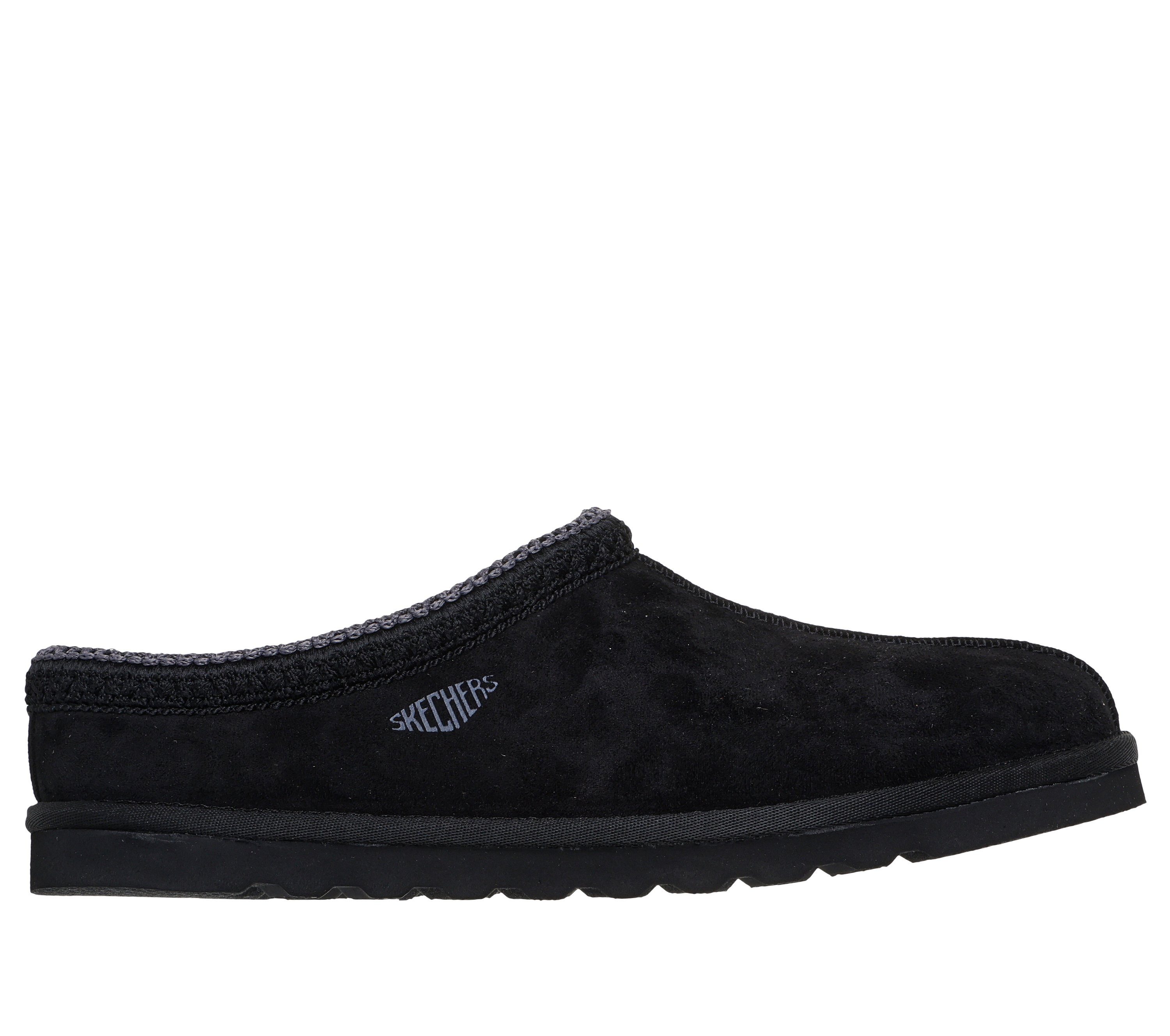 Skechers RENTEN-ULRICH Hausschuh Hüttenschuh, Wohlfühlschuh, Slipper zum Schlupfen