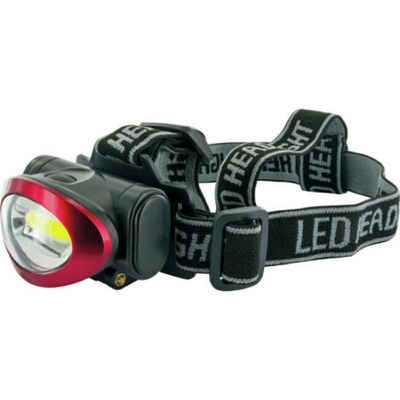 Schwaiger LED Stirnlampe Taschenlampe Works4You COB LED Stirnlampe (neigbar, 3 Modi, IPX4)
