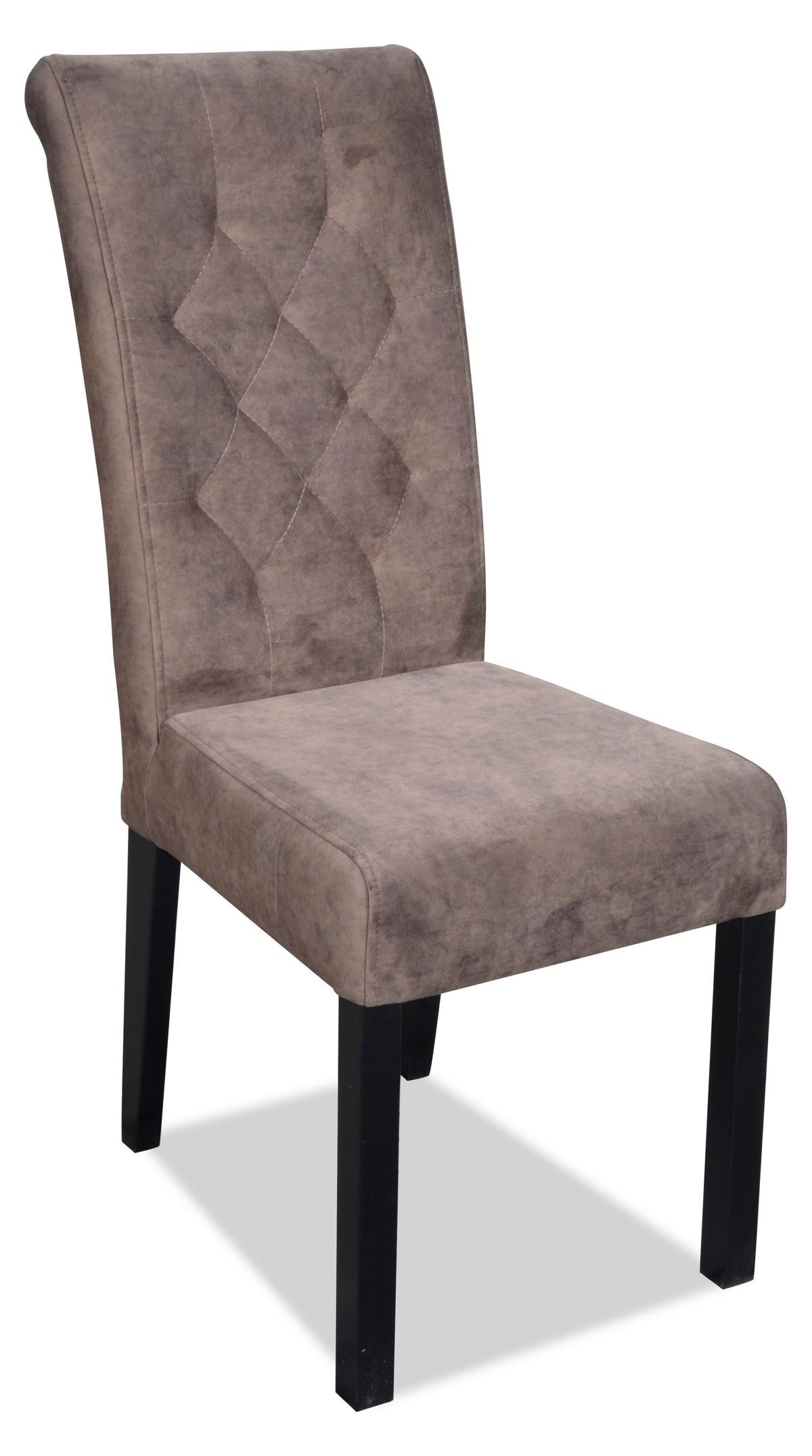 Xlmoebel Sitzgruppe Chesterfield Esszimmerstühle aus hochwertigem Stoff, (Esszimmerstühle, 4-tlg., 4x), Hergestellt in Europa
