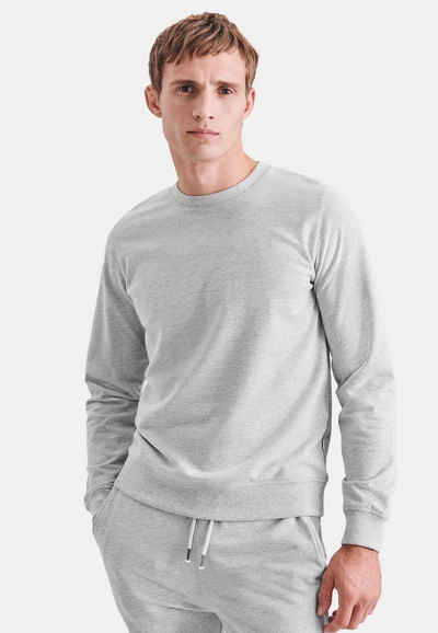 seidensticker Pyjamaoberteil »Herren« (1-tlg) Sweatshirt - Baumwolle - Sweater aus Heavy Jersey, Weiche Bündchen