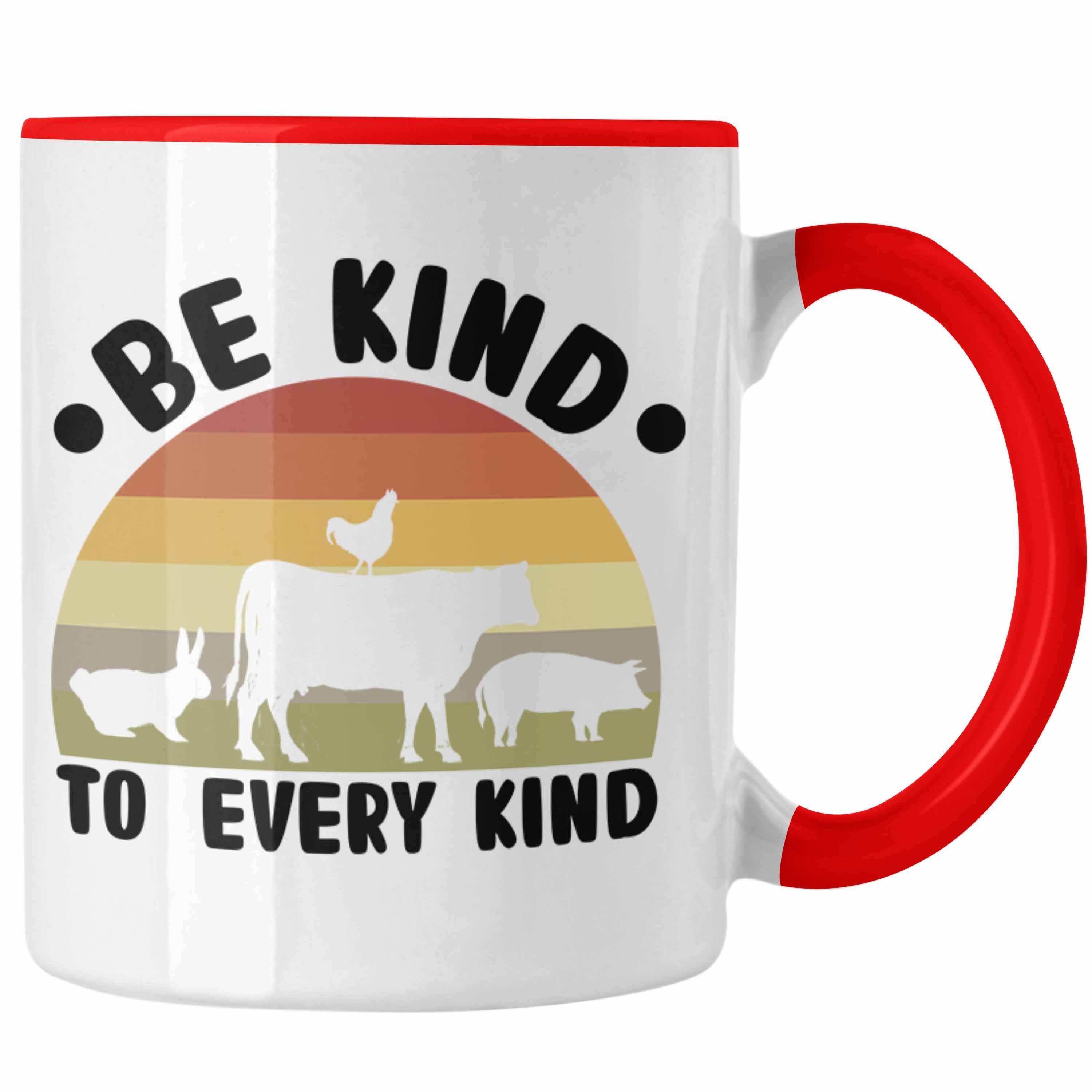Trendation Tasse Trendation Veganer Tasse Geschenk Be Kind To Every