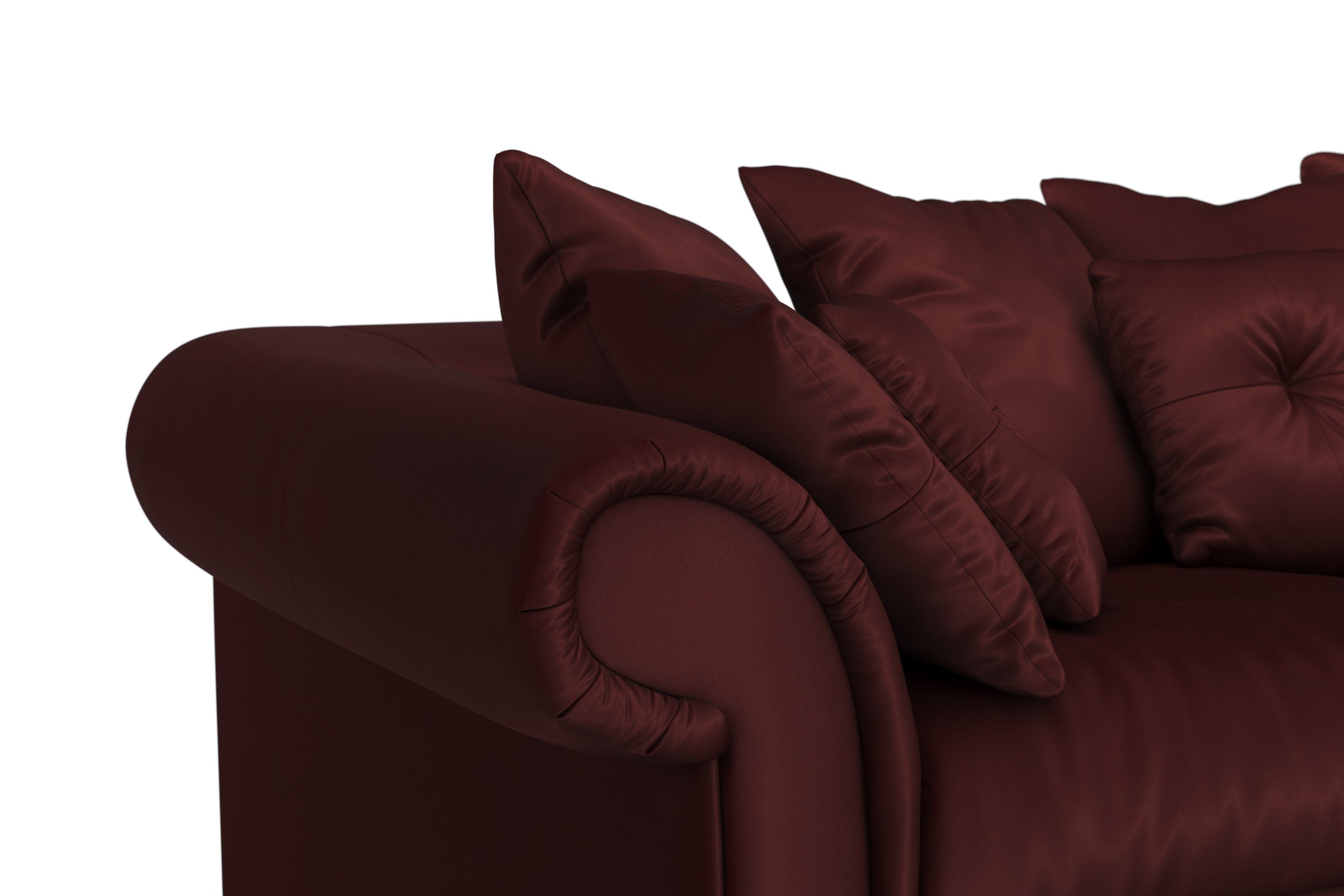 und mit 2 Big-Sofa weichem Design, Teile, zeitlosem viele affaire Megasofa, Queenie Kissen kuschelige Sitzkomfort Home