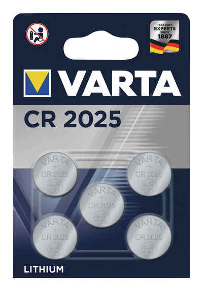 VARTA Batterie, Electronics CR2025 5-er Blister