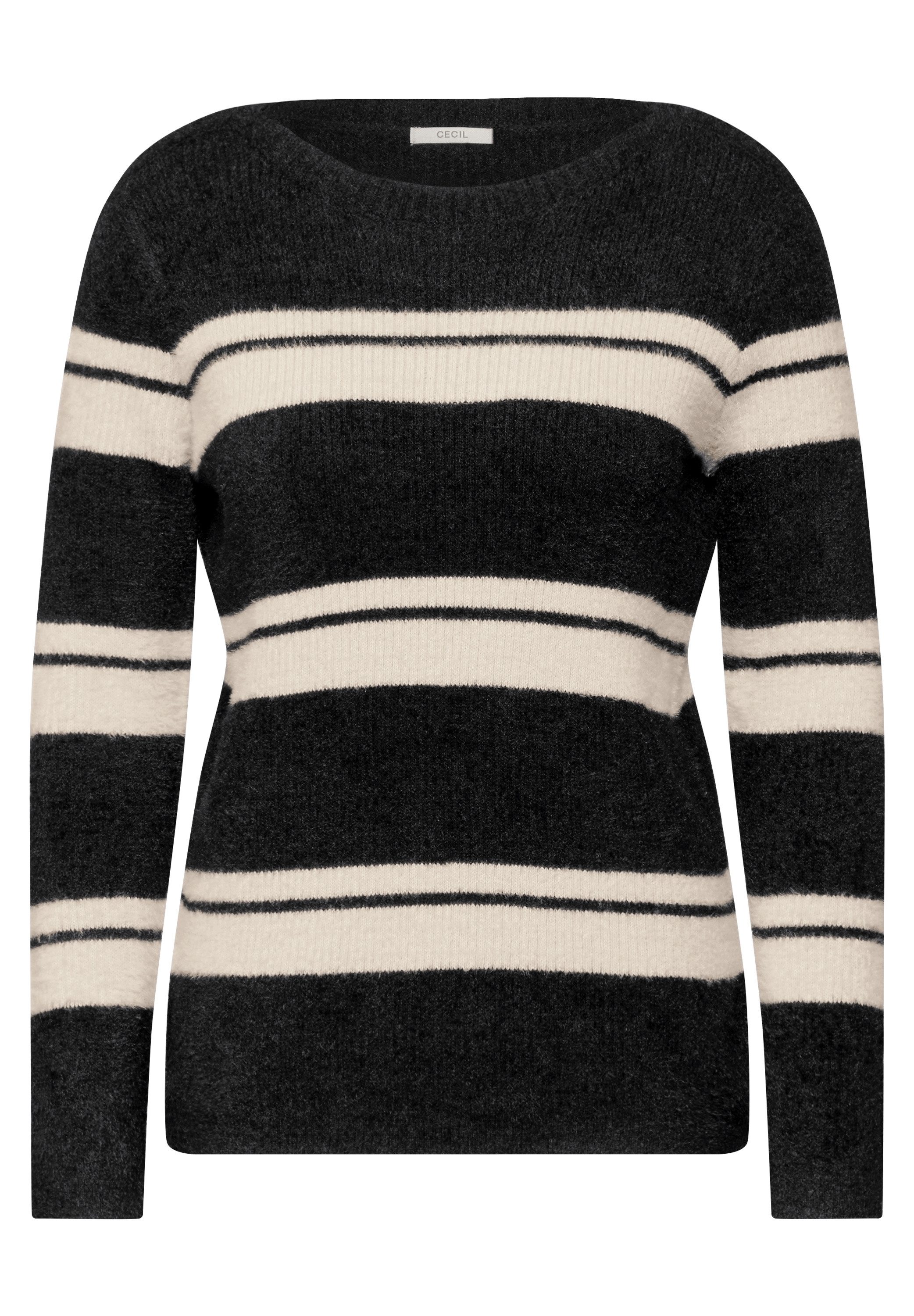 CECIL Strickpullover mit U-Boot-Ausschnitt