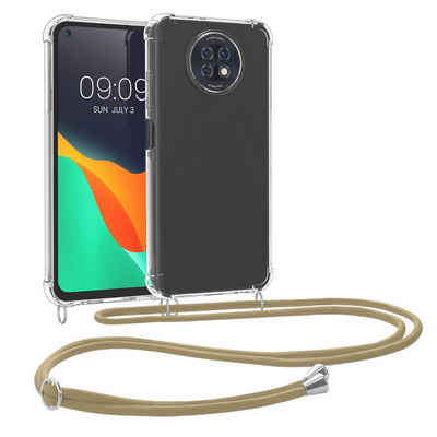 kwmobile Handyhülle Necklace Case für Xiaomi Redmi Note 9T, Hülle Silikon mit Handykette - Band Handyhülle
