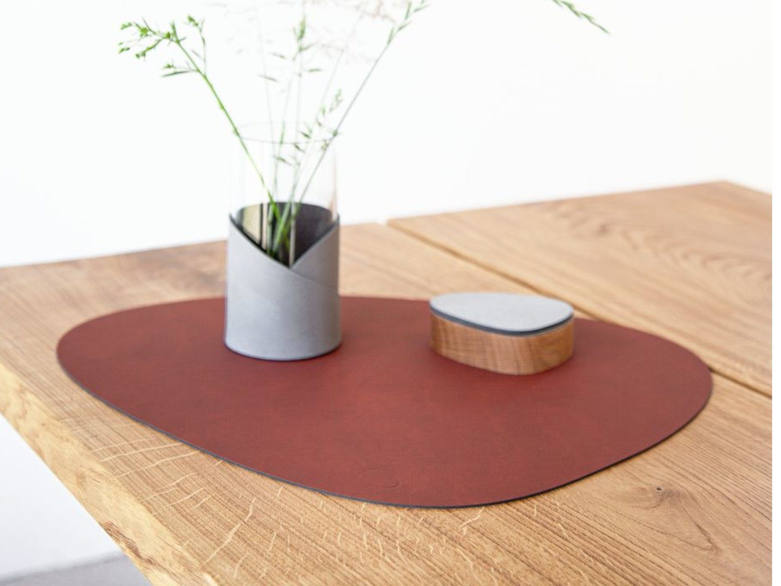 LIND DNA Platzset NUPO Tischset Curve L sienna 37 x 44 cm, Table Mat Curve L Nupo Sienna