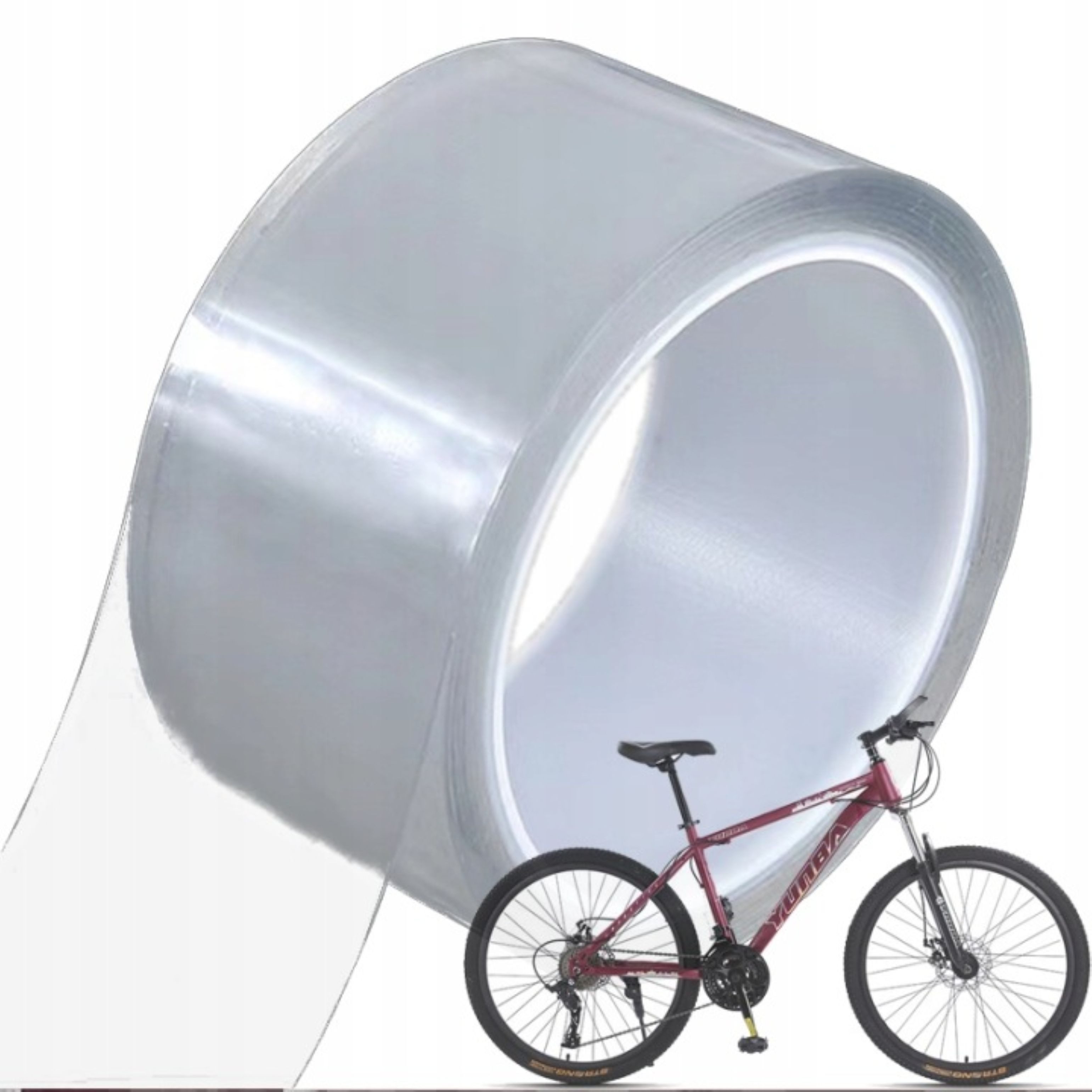 Festivalartikel Schutzfolie TPU Lackschutzfolie 50 mm x5 m Steinschlagschutz Transparent Auto Bike, (1-St)