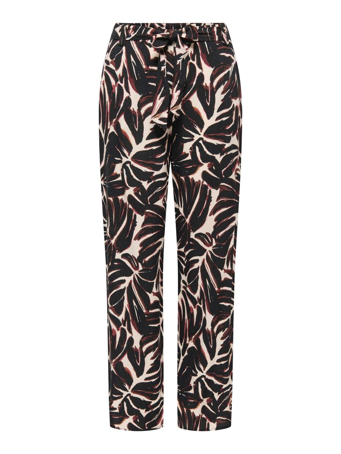 ONLY Palazzohose ONLNOVA LIFE PALAZZO PANT AOP PTM Viskose, regular fit