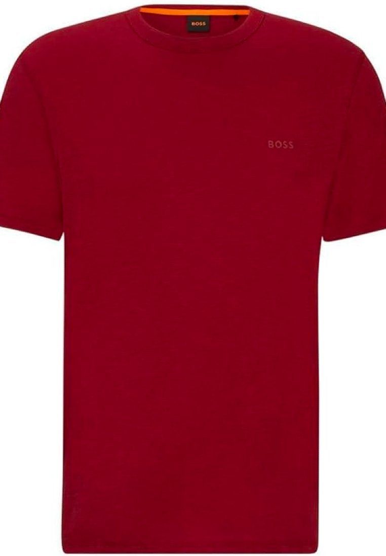 BOSS ORANGE Print-Shirt Open Red | Shirts
