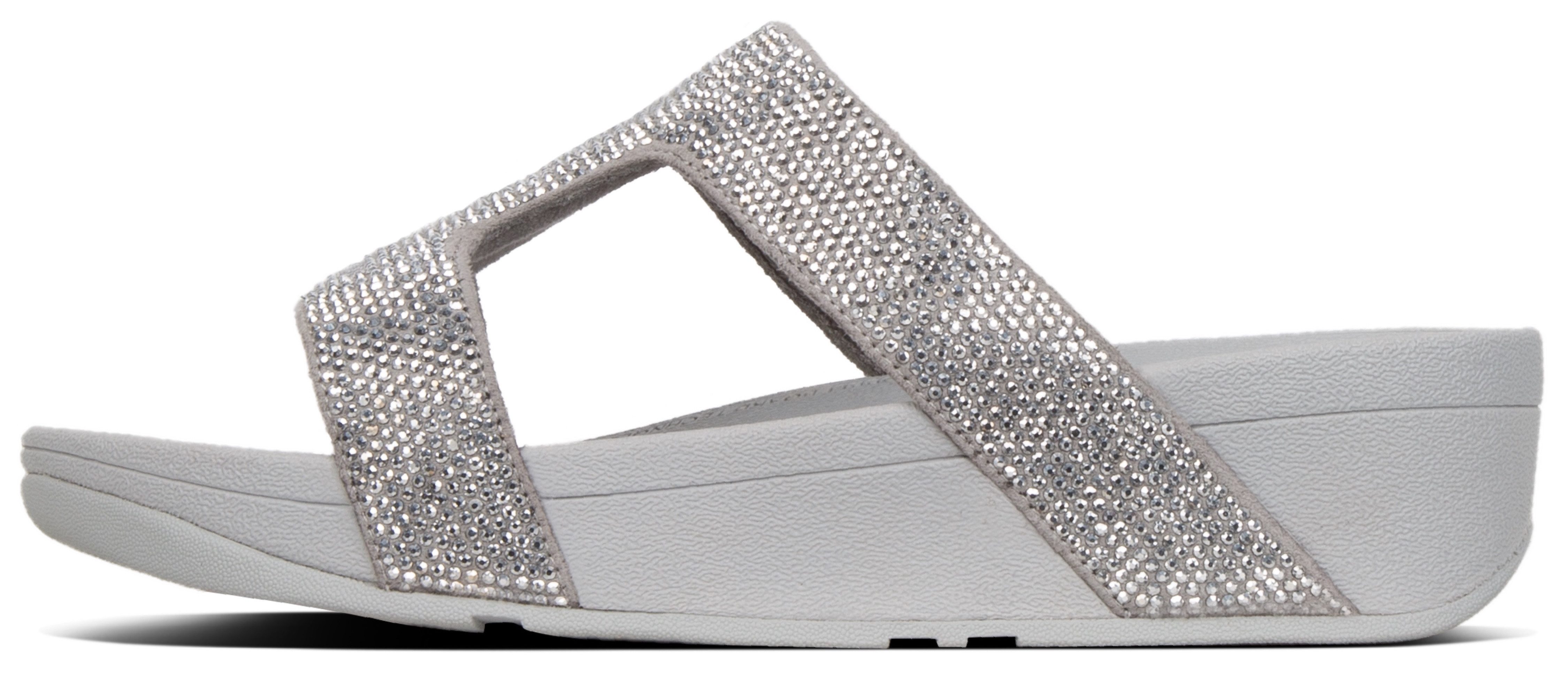 Fitflop MARLI Pantolette Sommerschuh, Strandschuh, Sandale, Flats mit Glitz günstig online kaufen