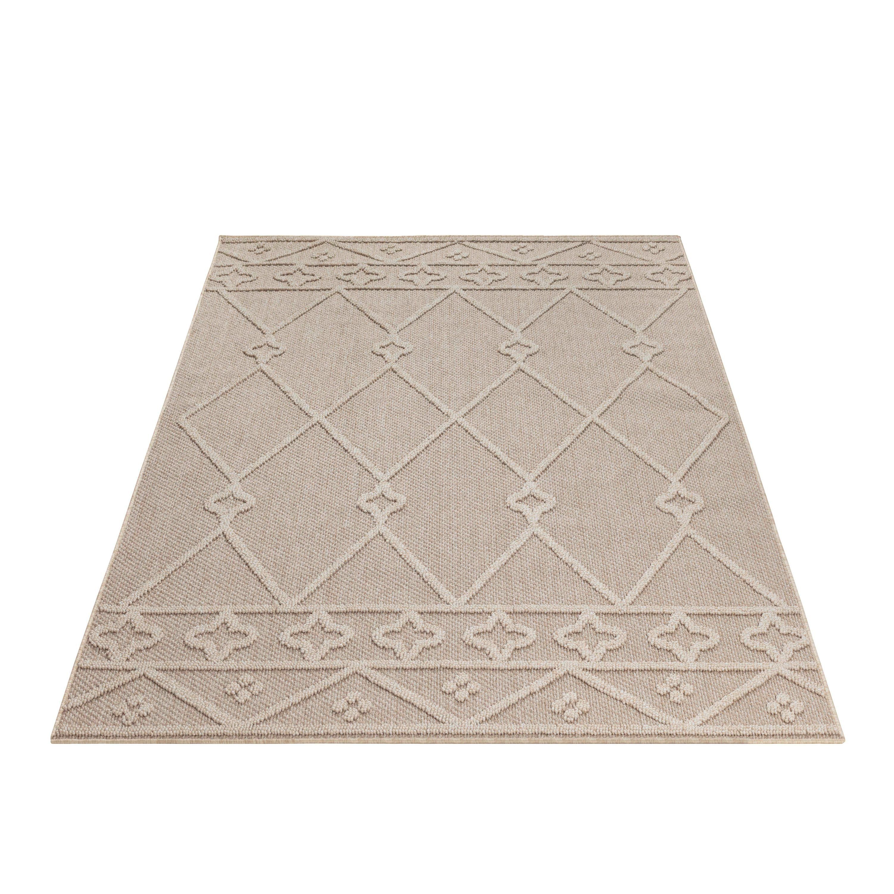 Carpettex Outdoorteppich Berber Design, Läufer, Höhe: günstig online kaufen