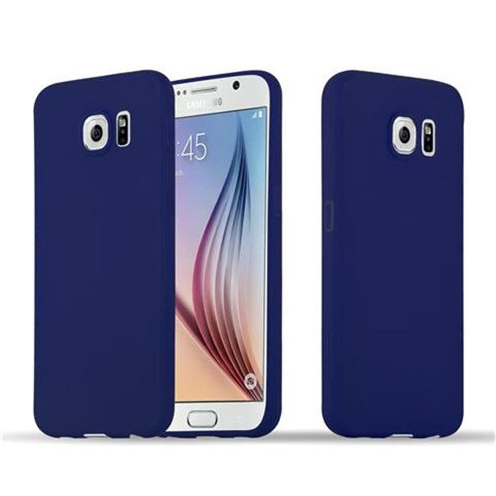 Cadorabo Handyhülle für Samsung Galaxy S6 Hülle Samsung Galaxy S6, Flexible TPU Silikon Handy Schutzhülle - Hülle - ultra slim