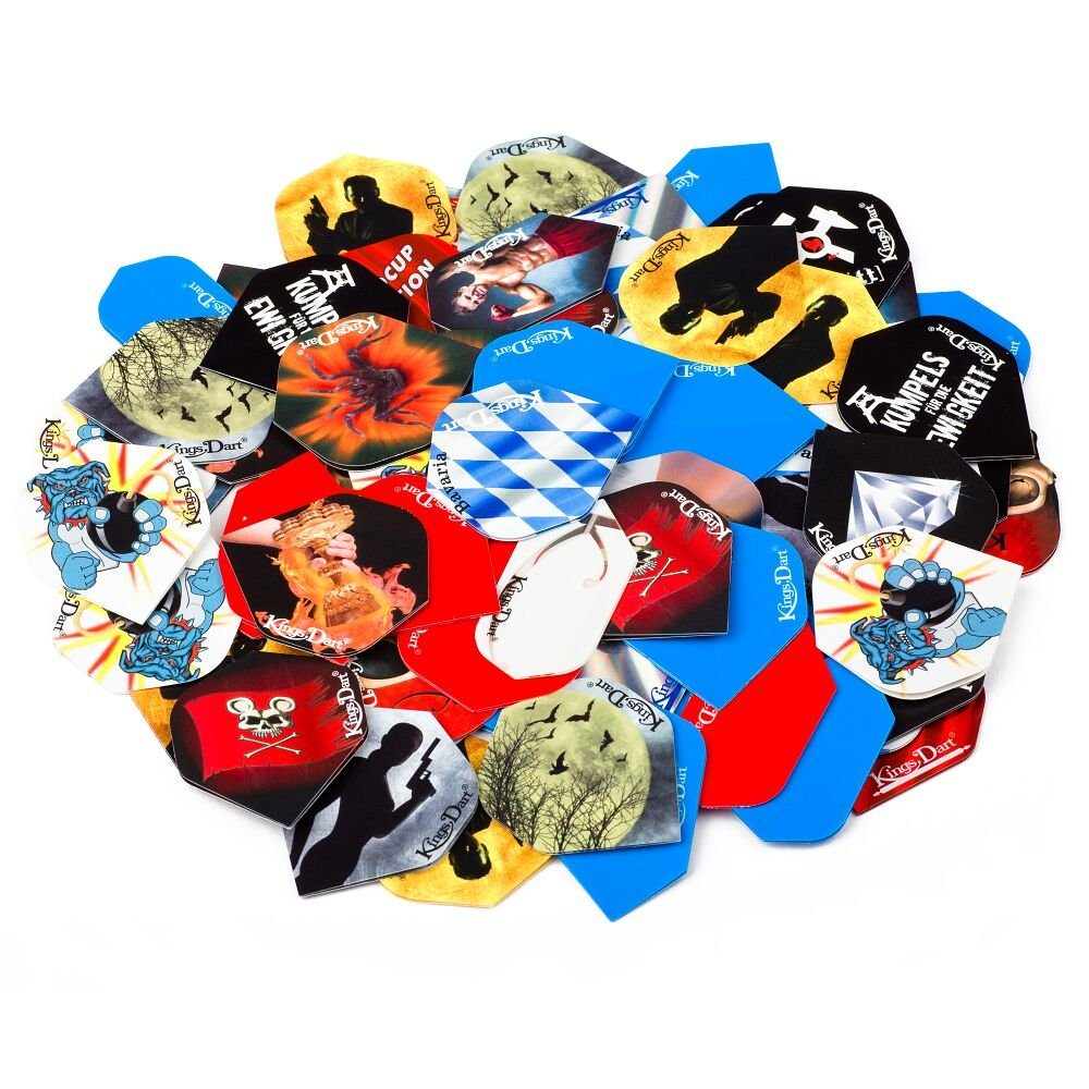 Kings Dart DartFlights Set Dartflights Pro, 30er Set = 90 Stück, 100