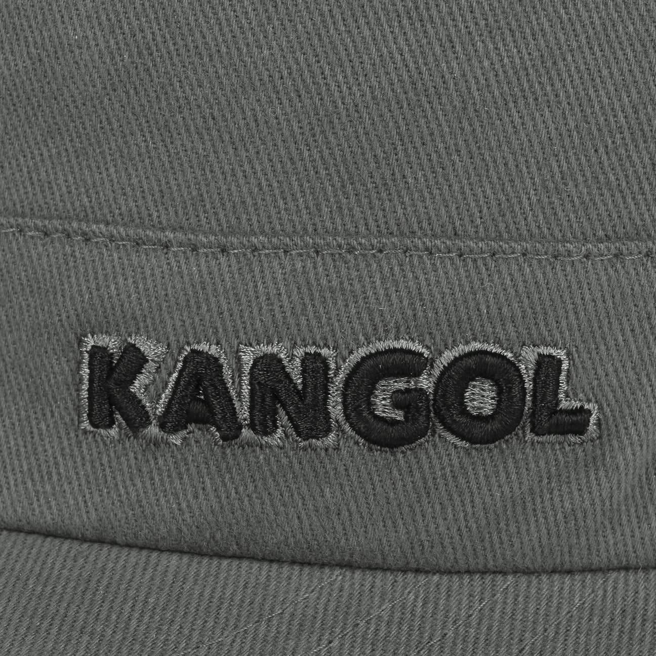 Kangol (1-St) mit Fullcap Army Schirm Cap grau