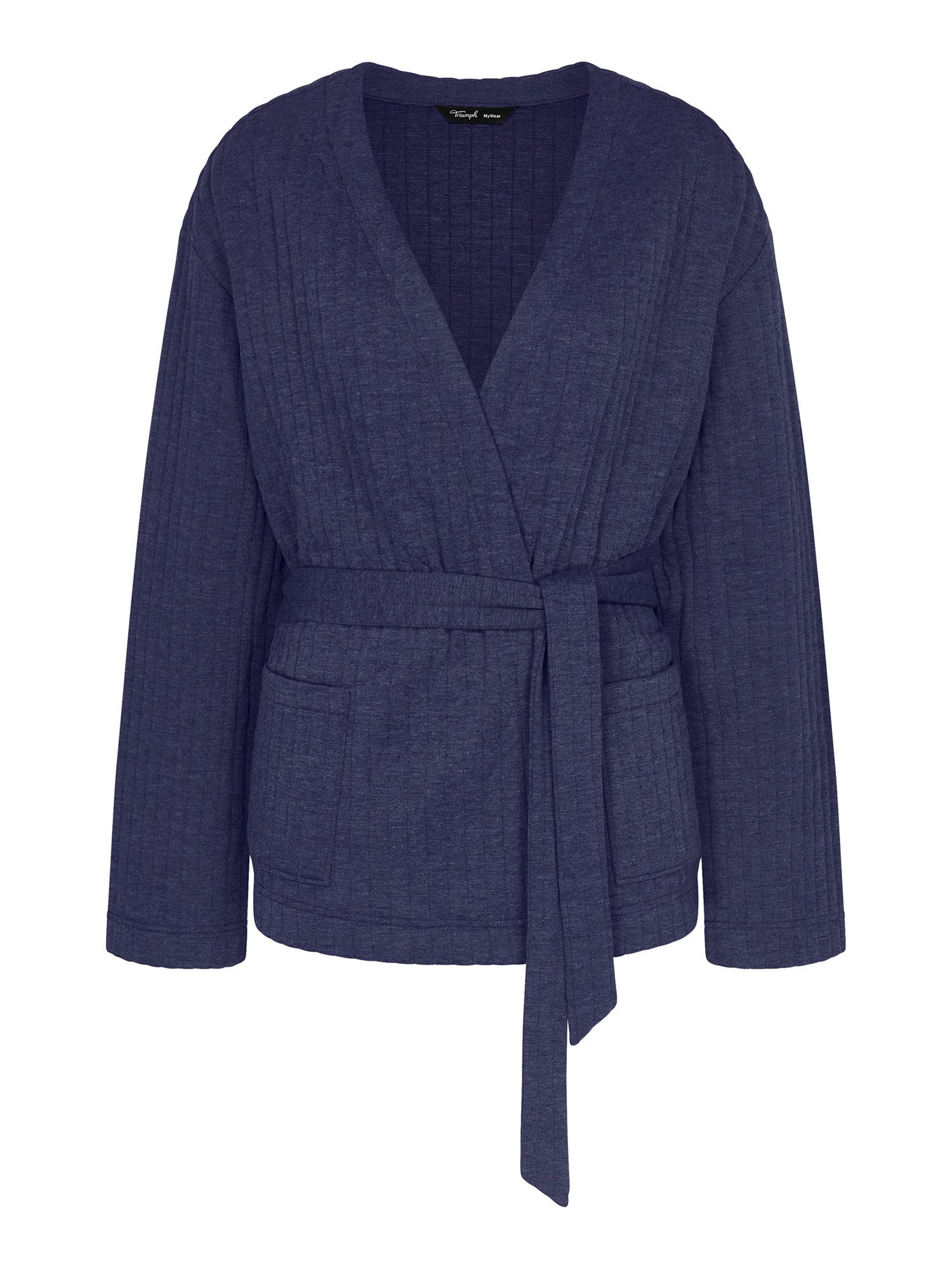 Triumph Morgenmantel Cozy Comfort Robe Top Quilted, überschnittene Schultern - Taillengürtel - warmer Steppstoff