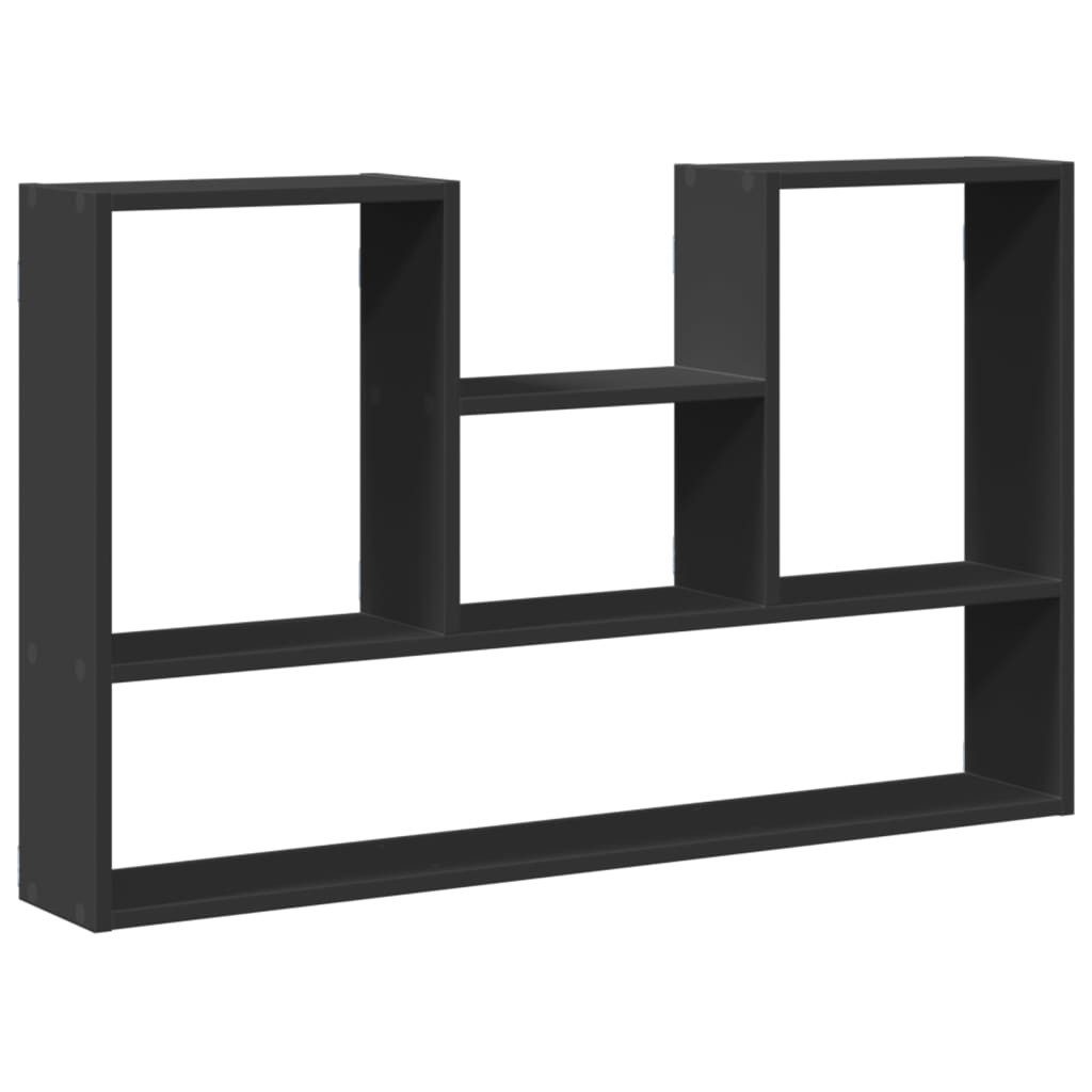 vidaXL Regal Wandregal Schwarz 99x15x60 cm günstig online kaufen