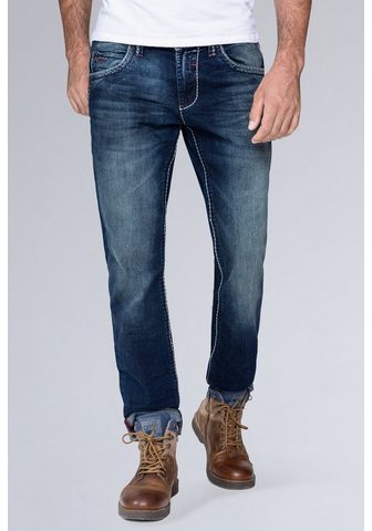 CAMP DAVID Regular-fit-Jeans su Kontrast-Riegel