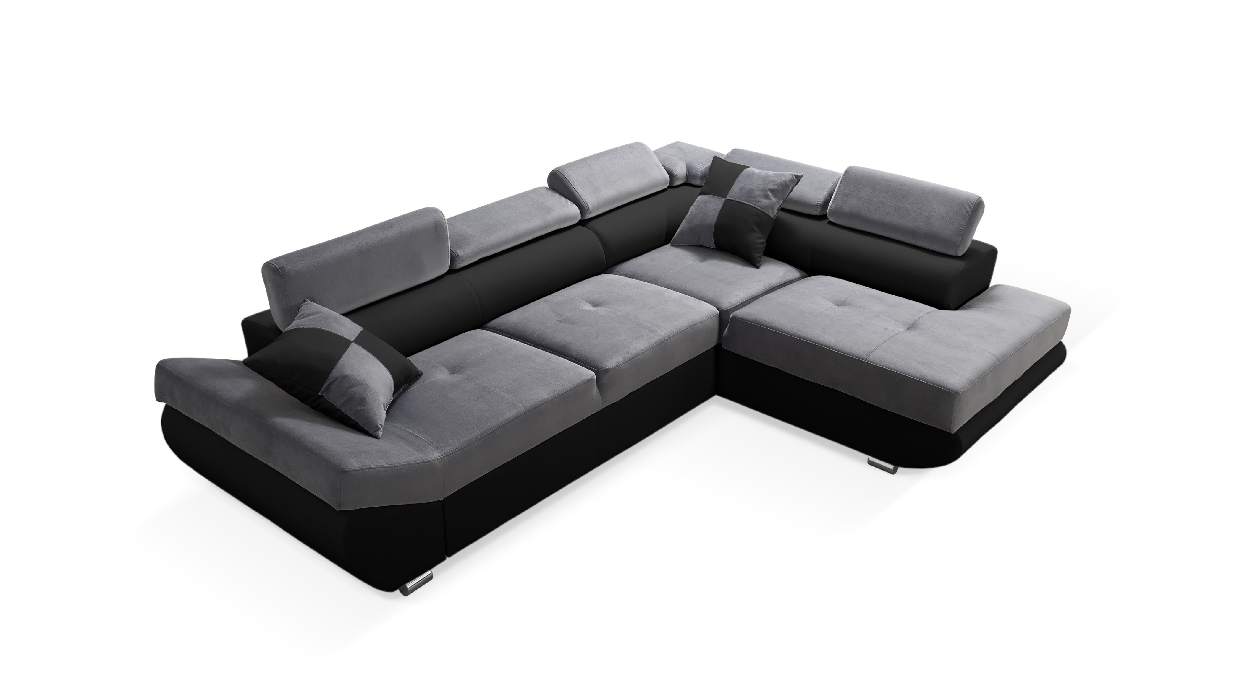 robin Ecksofa Saturn Sofa L-Form mit Schlaffunktion inkl. 2 Kissen
